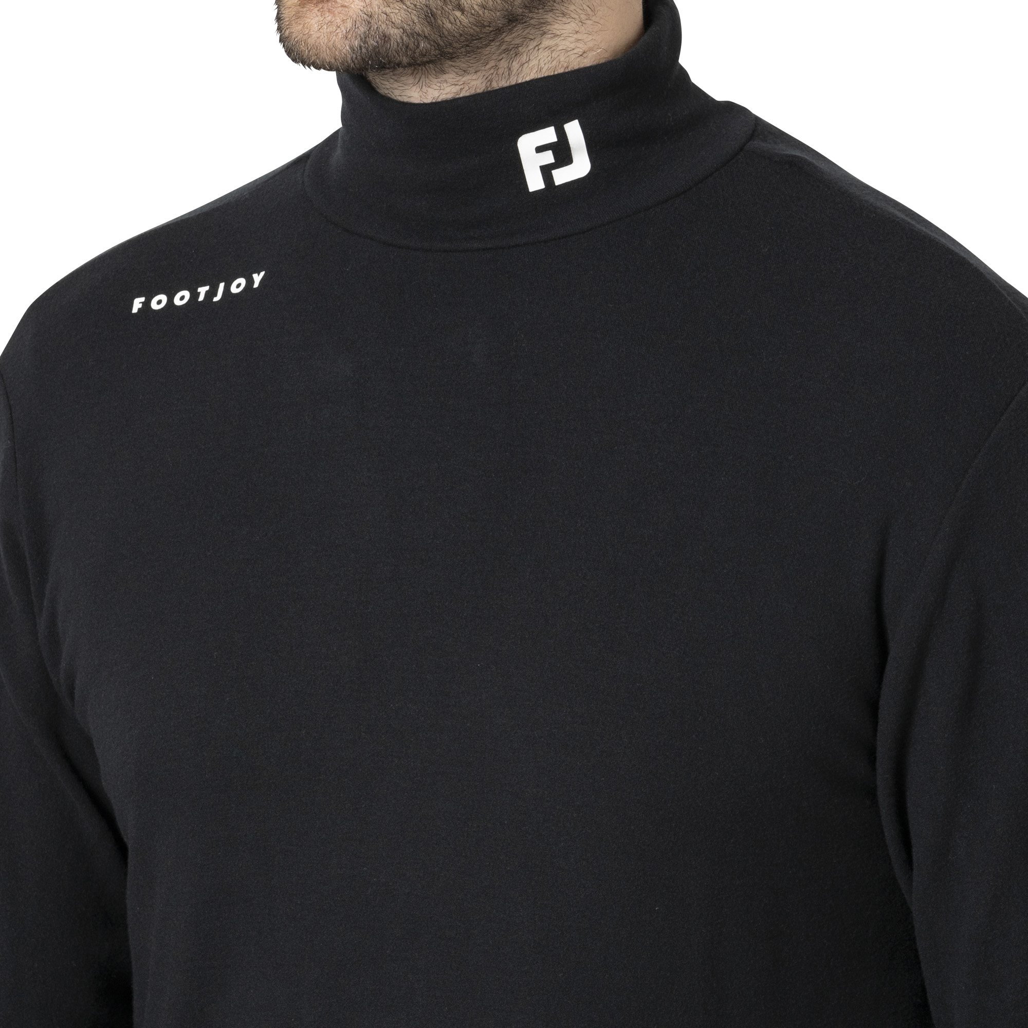 MEN'S 起毛ストレッチ 長袖モックネックシャツ