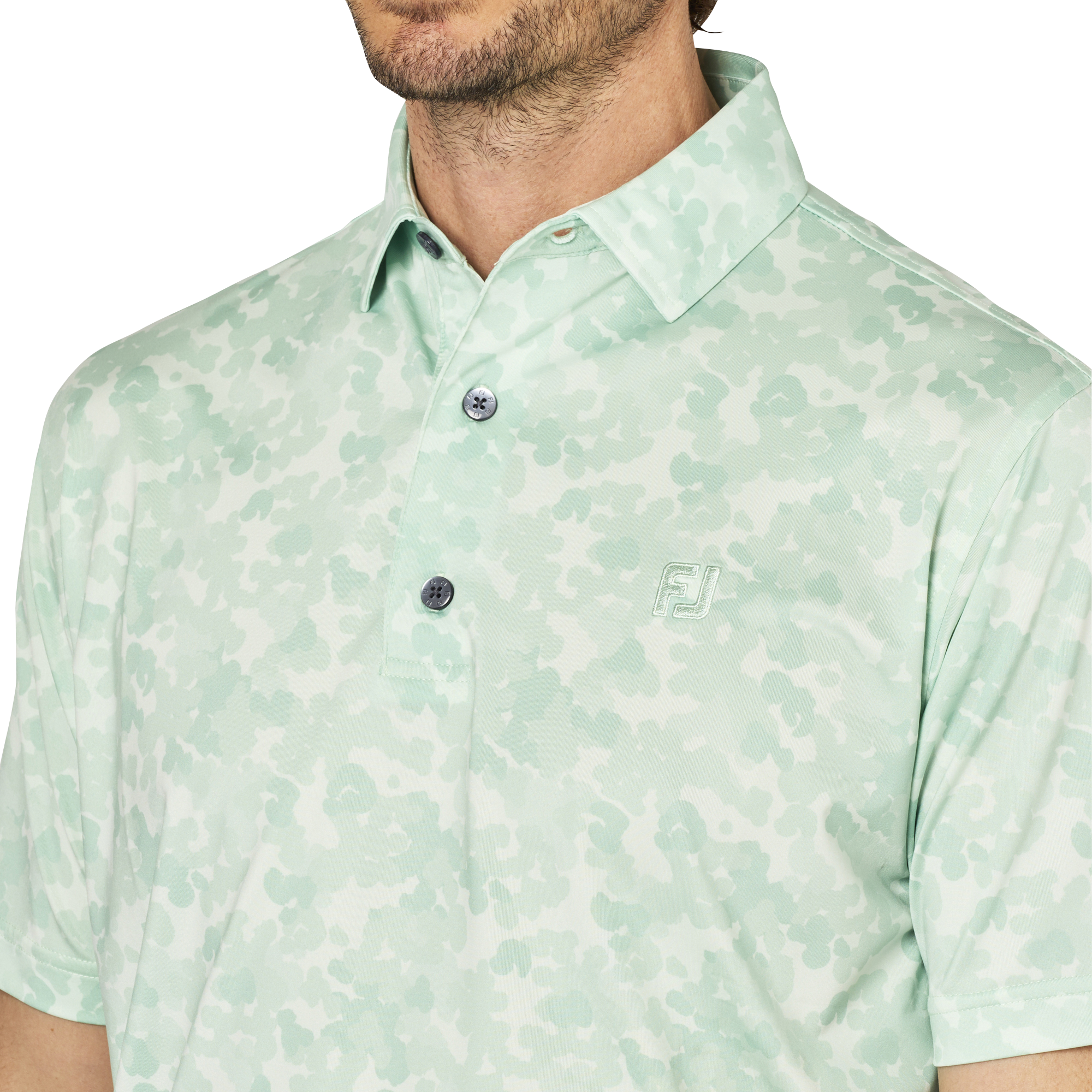 ポップカモプリント半袖シャツ