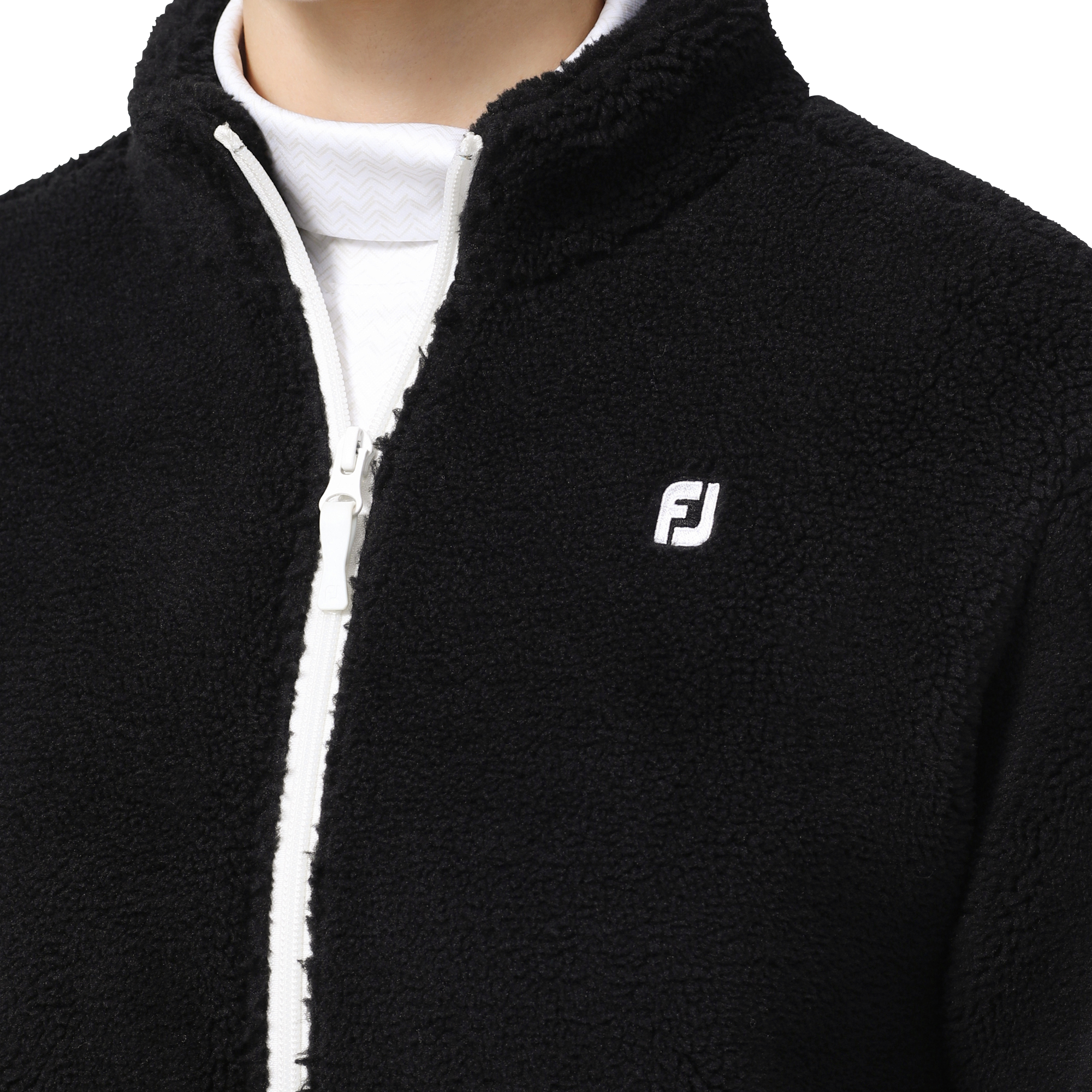 WOMEN'S ロゴリボン ボアジャケット