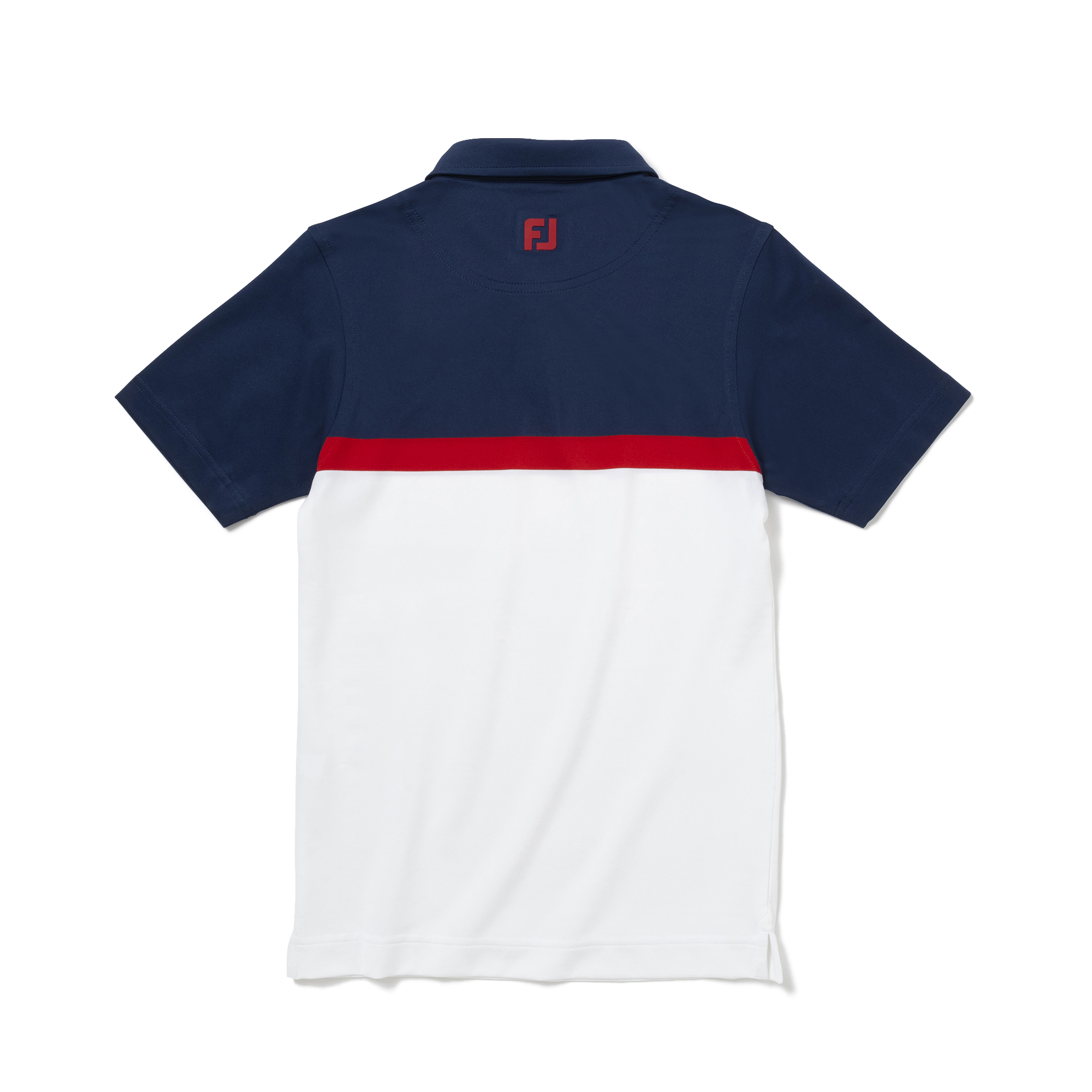 Essential Junior カラーブロック ストレッチライル半袖シャツ