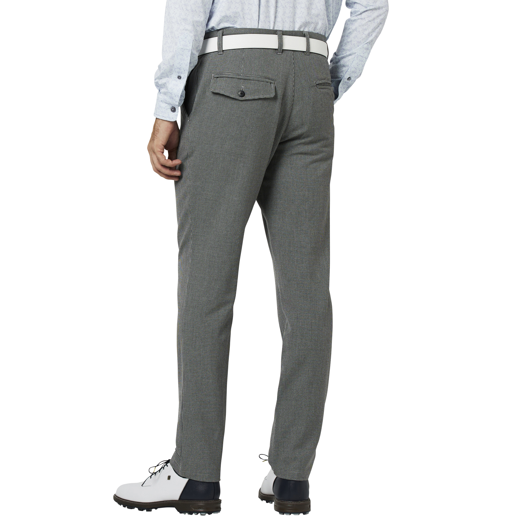 起毛千鳥格子柄パンツ