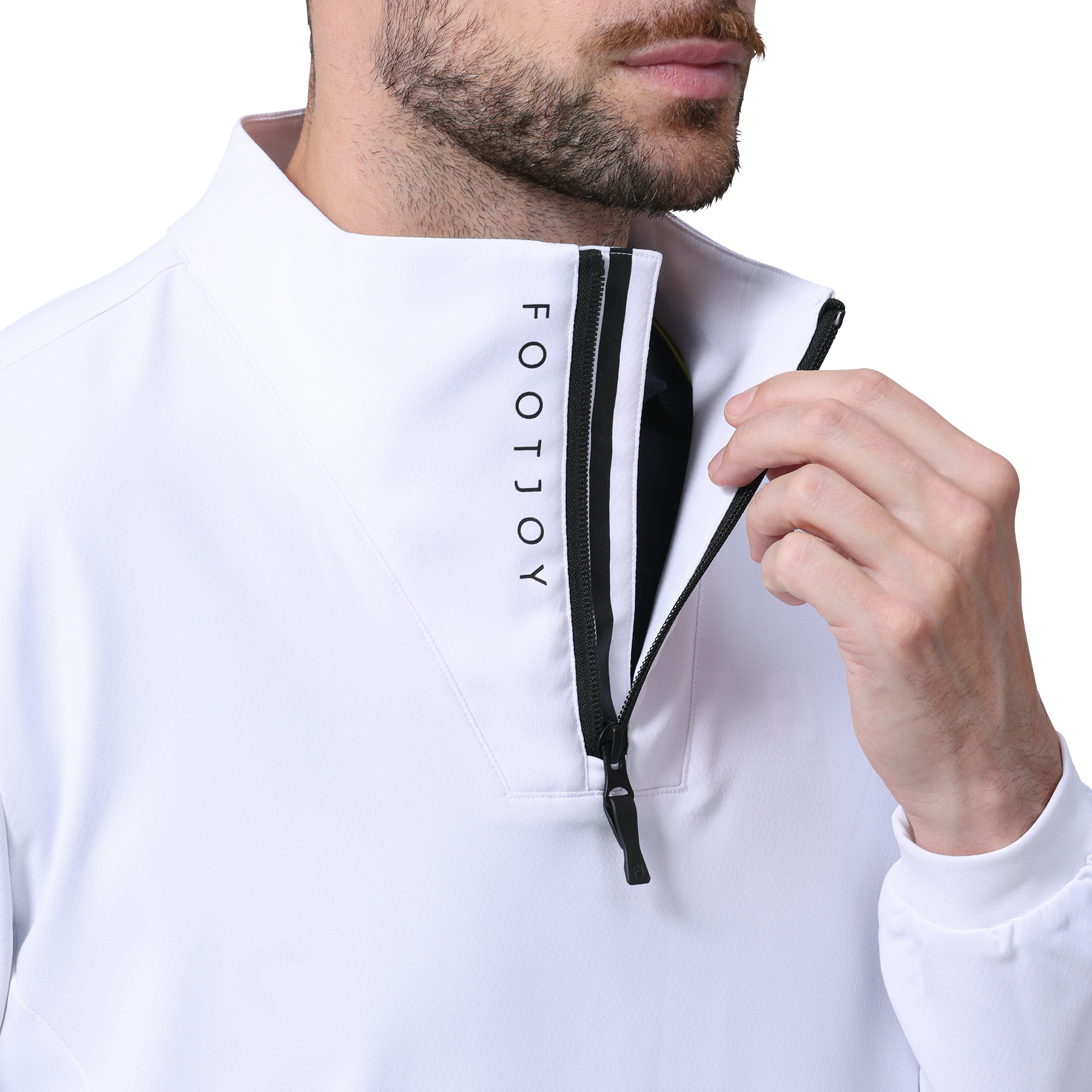 TWINSOF 撥水長袖ハーフジッププルオーバージャケット