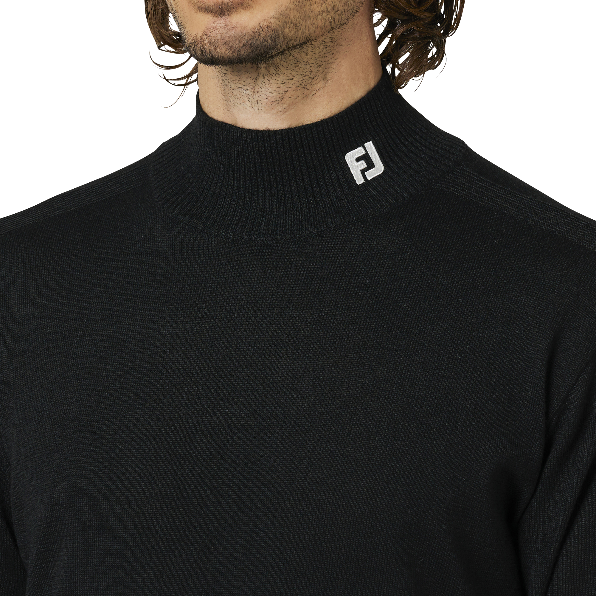 ハイネックセーターシャツ