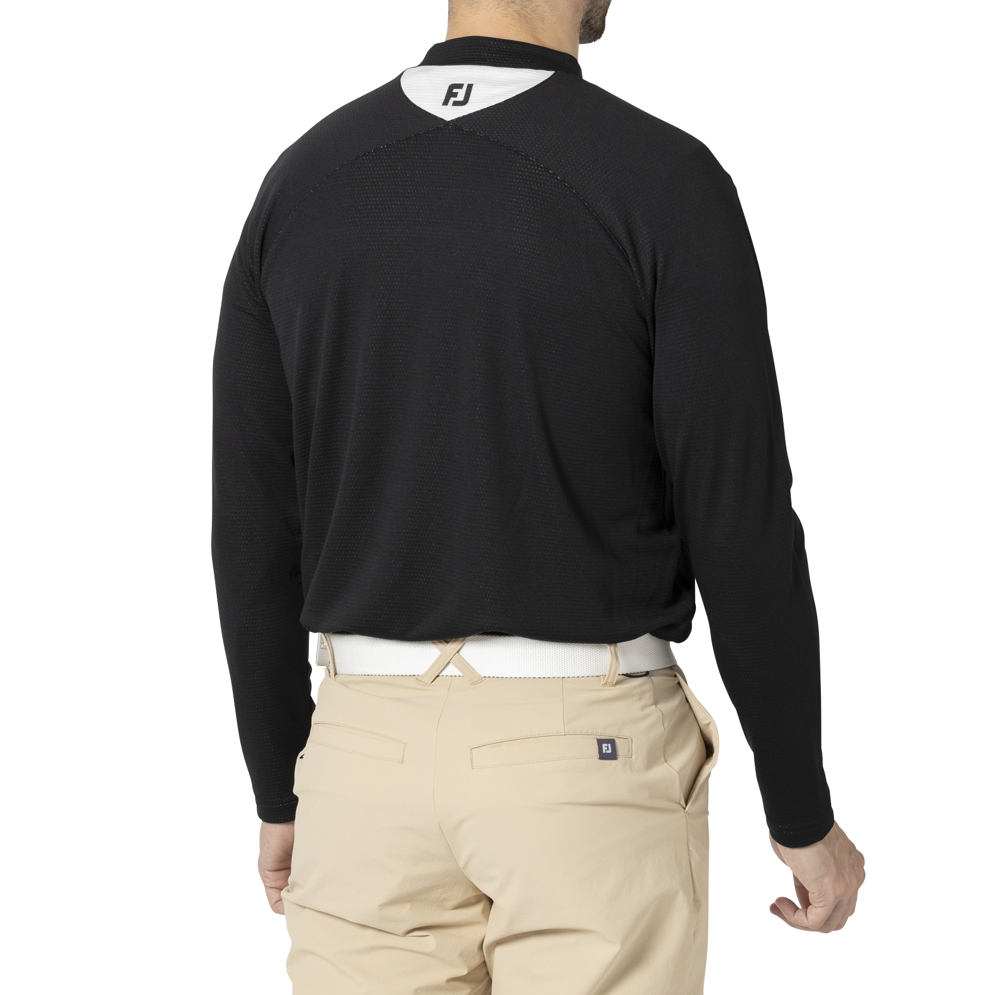 MEN'S DRY THROUGHLIGHT チェストライン 長袖モックネックシャツ