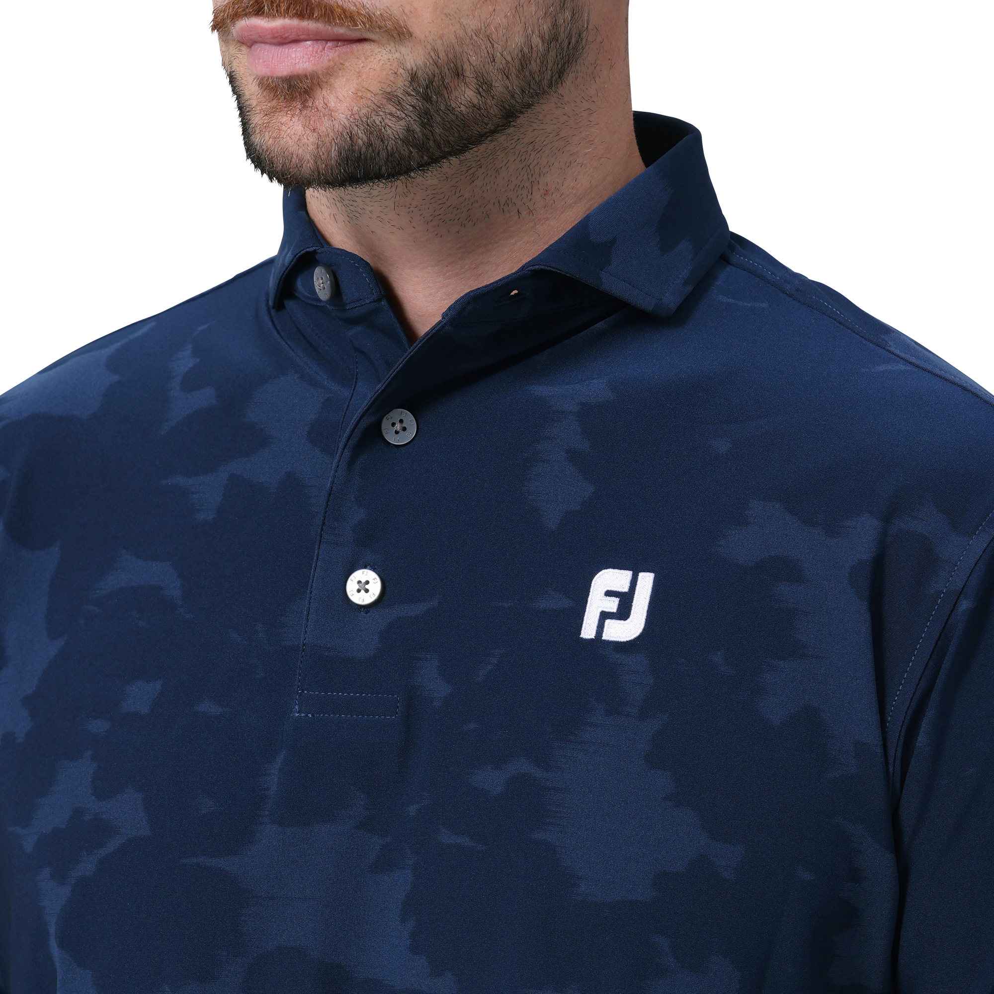 フローラルカモジャカード半袖ワイドカラーシャツ