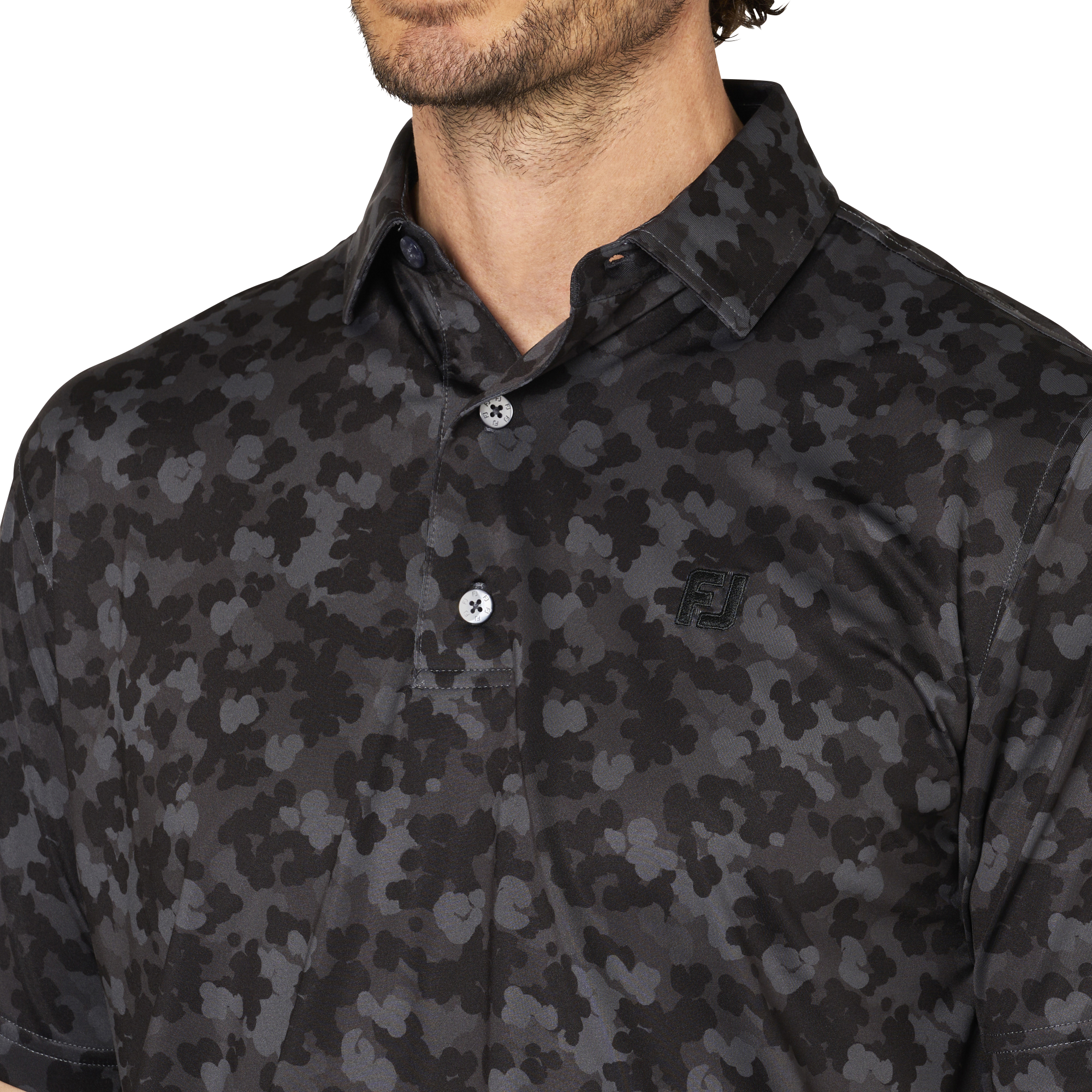 ポップカモプリント半袖シャツ