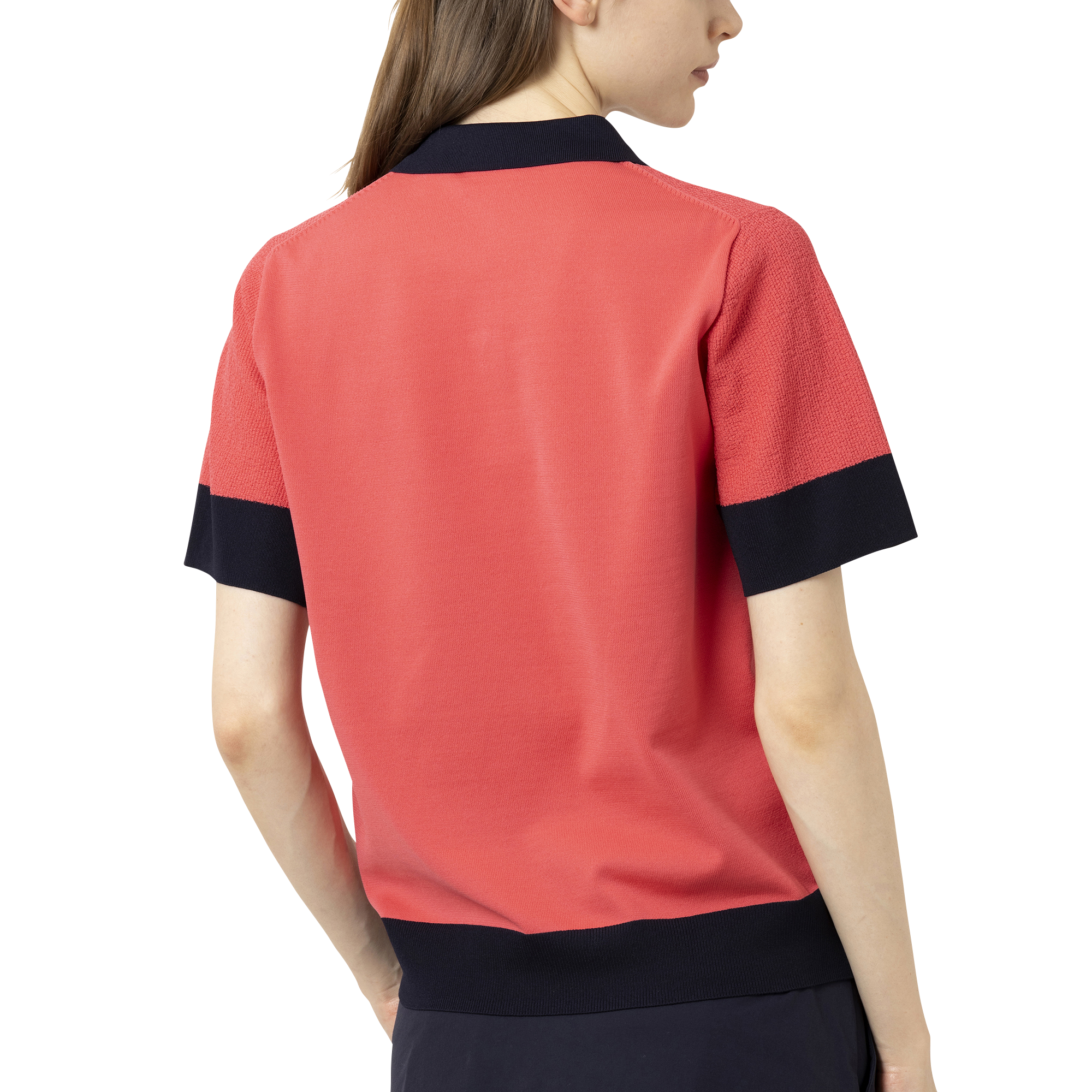 フットジョイ】編地切替バイカラー半袖セーターポロ メンズ ゴルフ