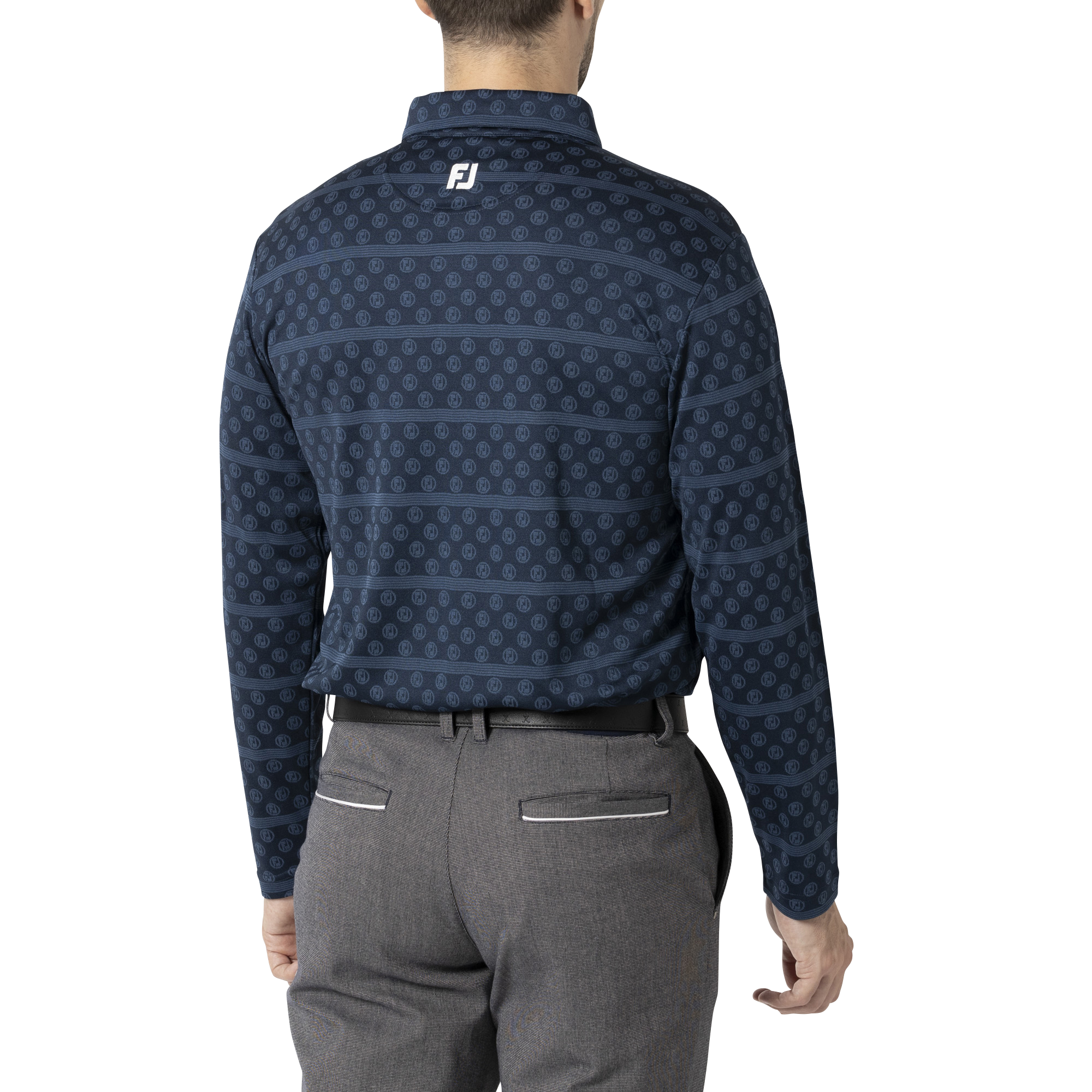 MEN'S FJロゴジャカード 長袖シャツ