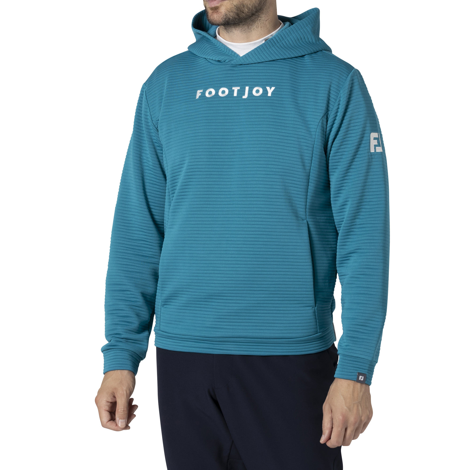 フットジョイ 新品 キルティングプルオーバー フーディー パーカー