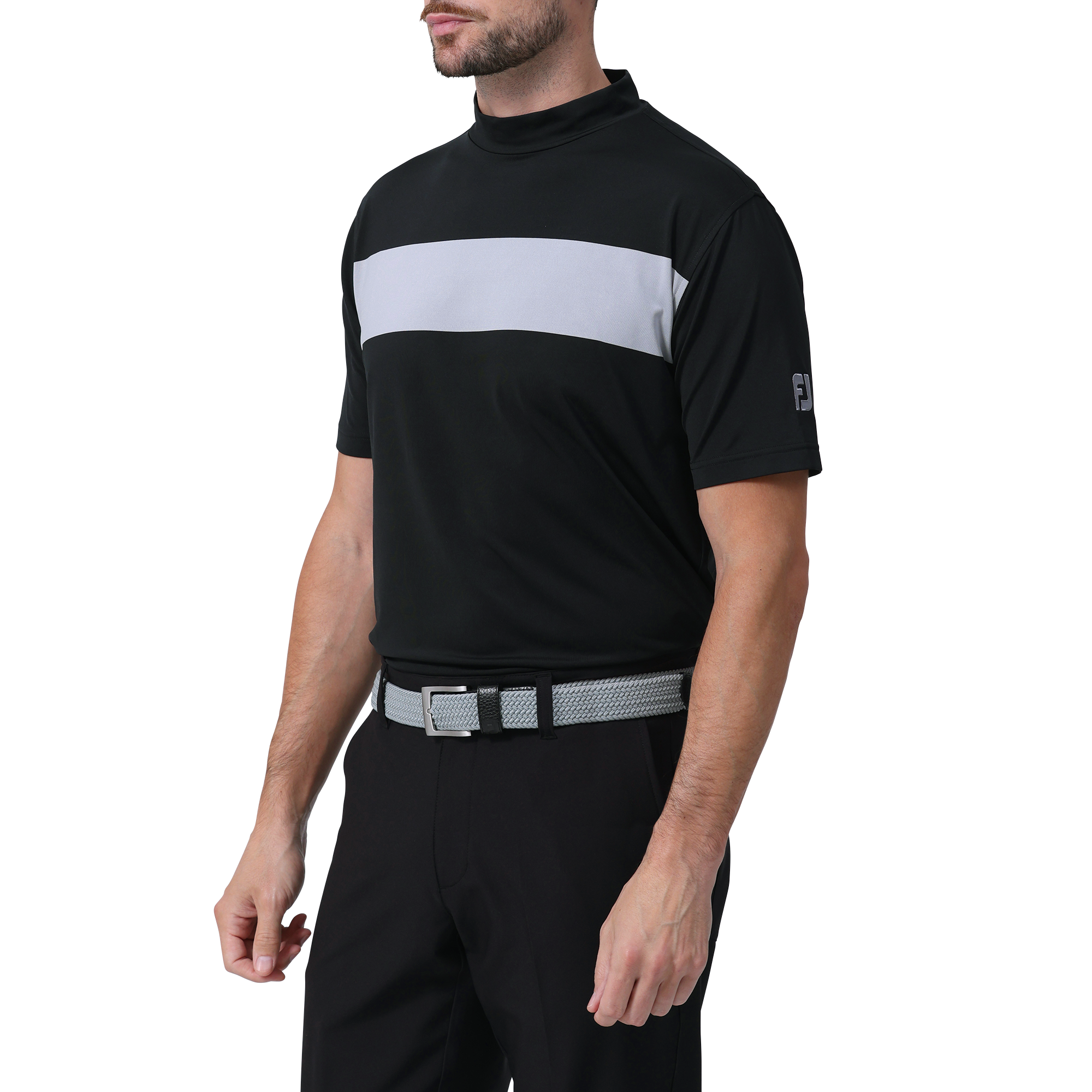 チェストライン半袖モックネックシャツ - FootJoy Japan