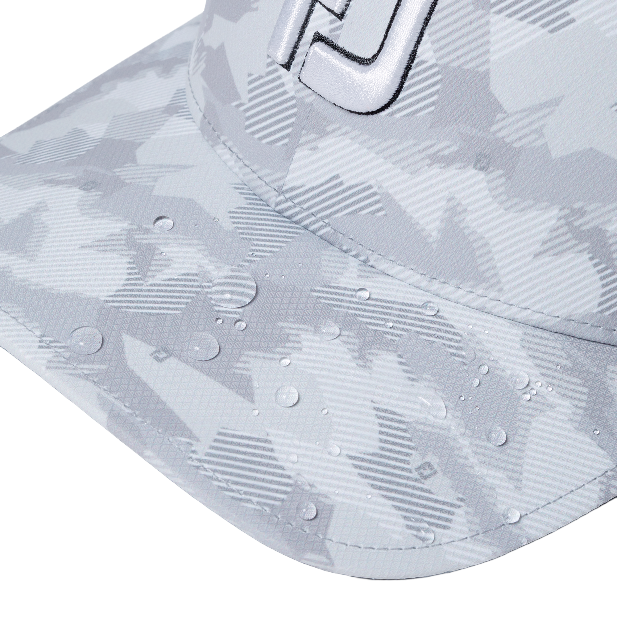 撥水カモフラージュ柄キャップ