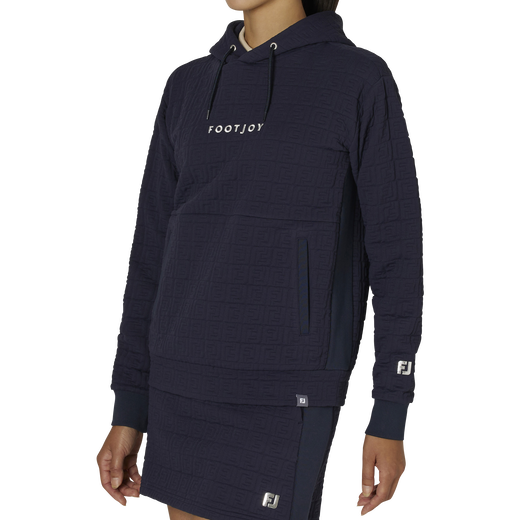 WOMEN&#39;S FJ キルティング 長袖プルオーバーフーディー