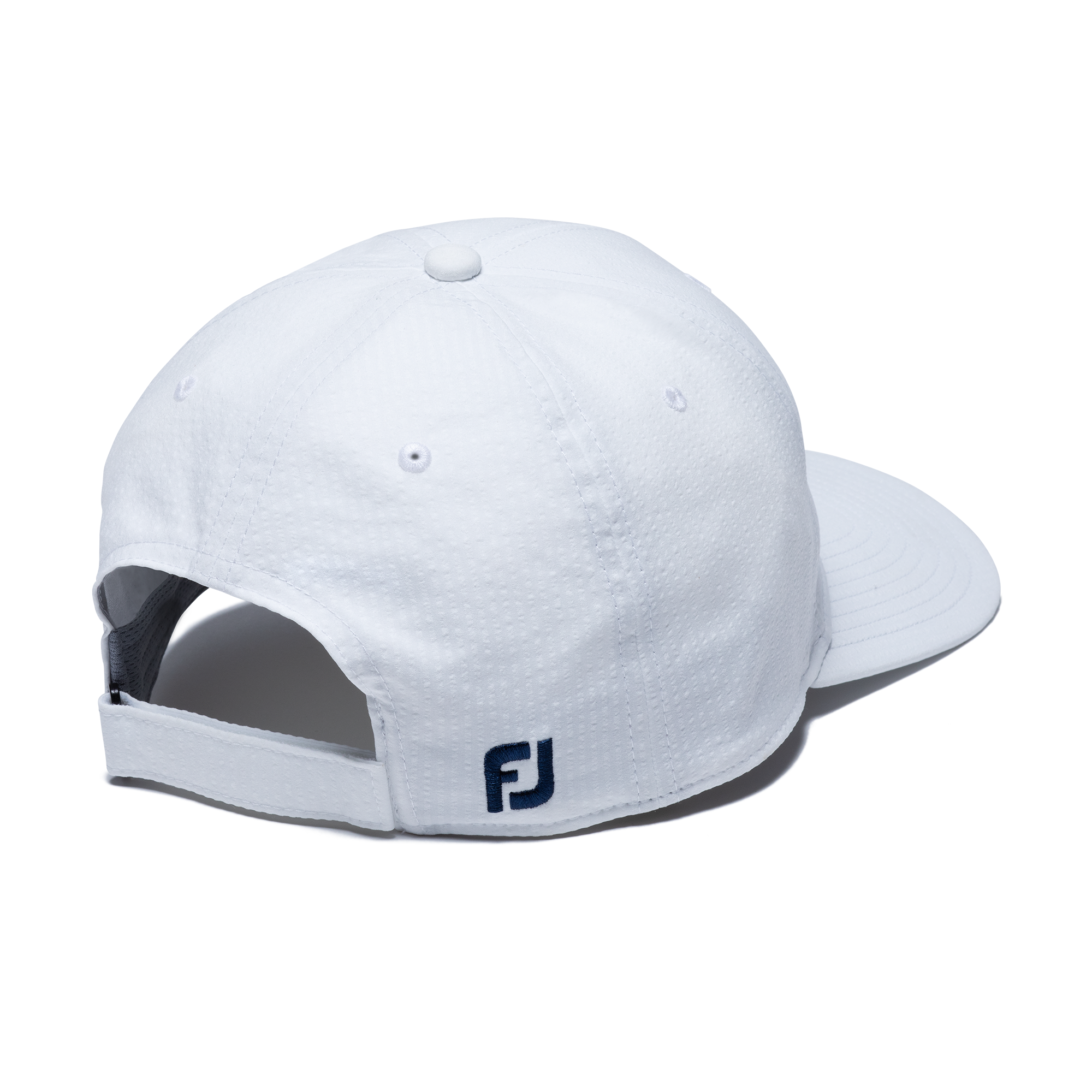 シアサッカーエンブレムキャップ