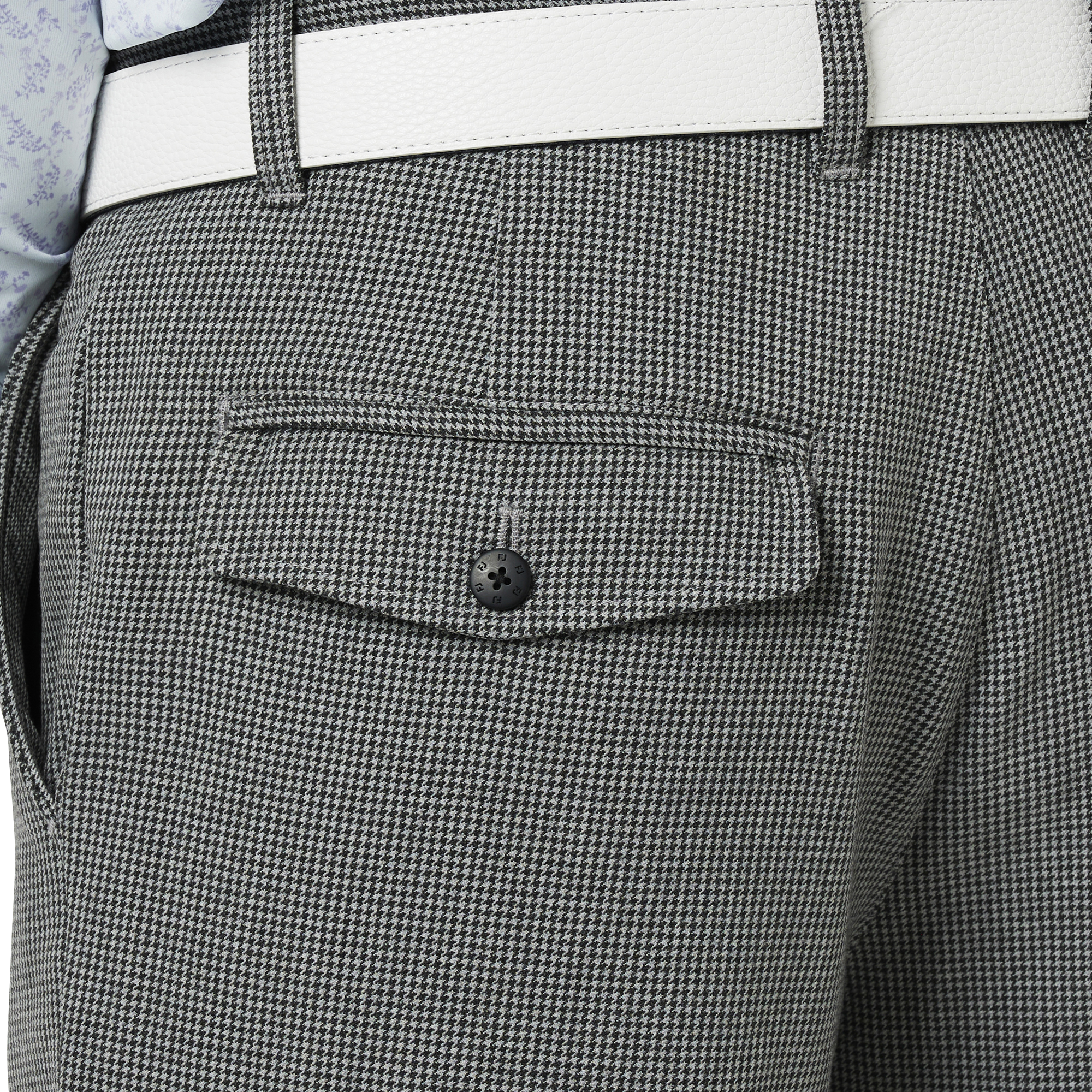 起毛千鳥格子柄パンツ