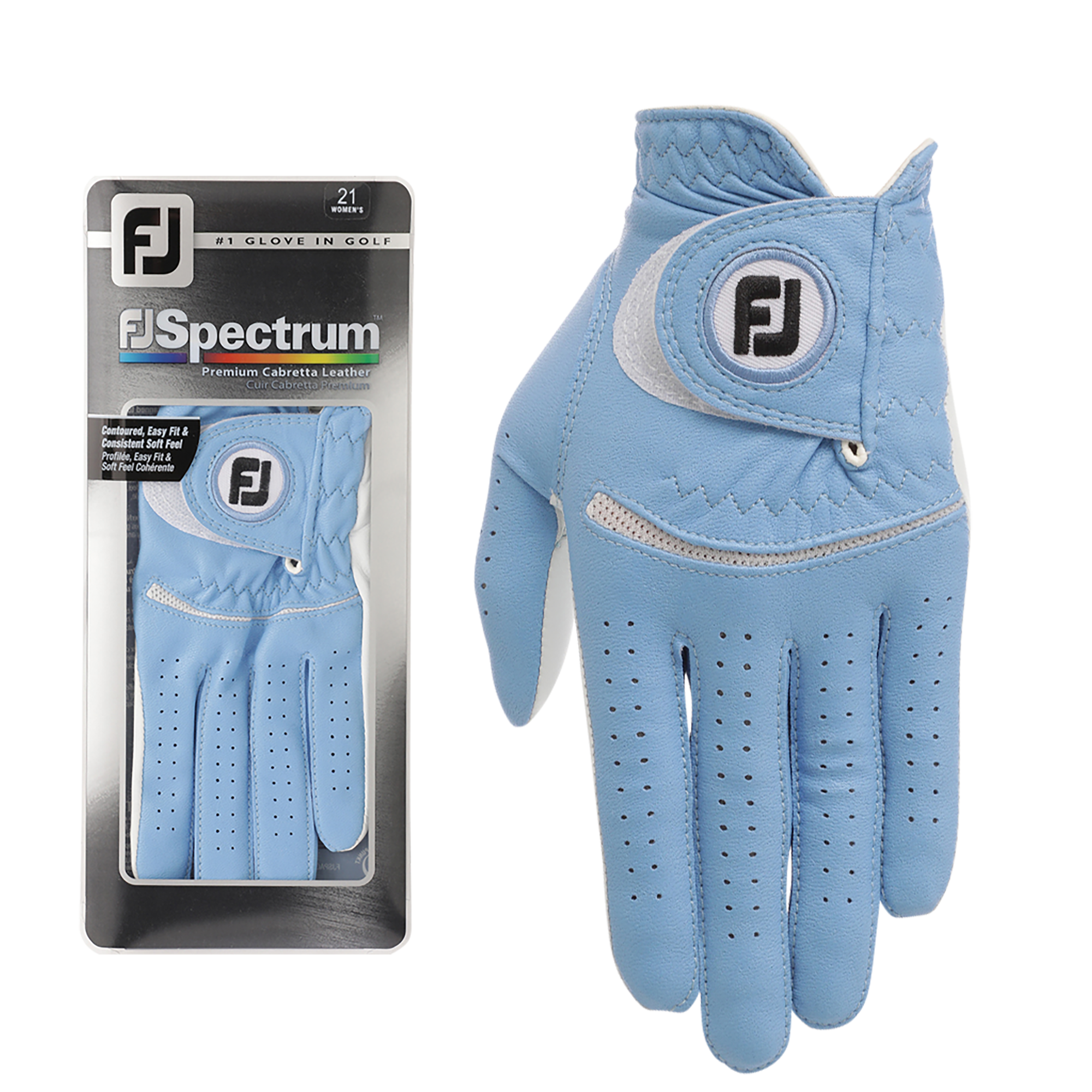 フットジョイFJ Spectrum レディースゴルフグローブ 4セット、19 フットジョイFJ Spectrum レディースゴルフグローブ 4セット、19