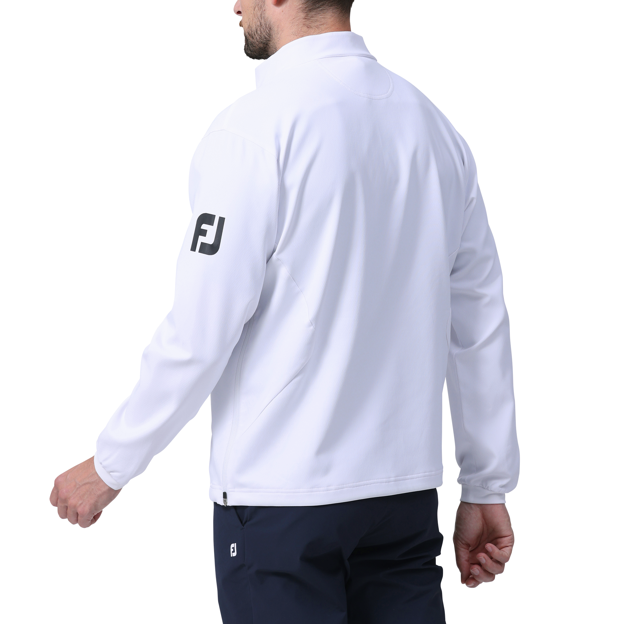 TWINSOF 撥水長袖ハーフジッププルオーバージャケット