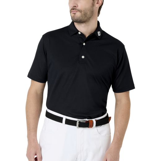 Essential M`s Solid ストレッチ鹿の子半袖シャツ