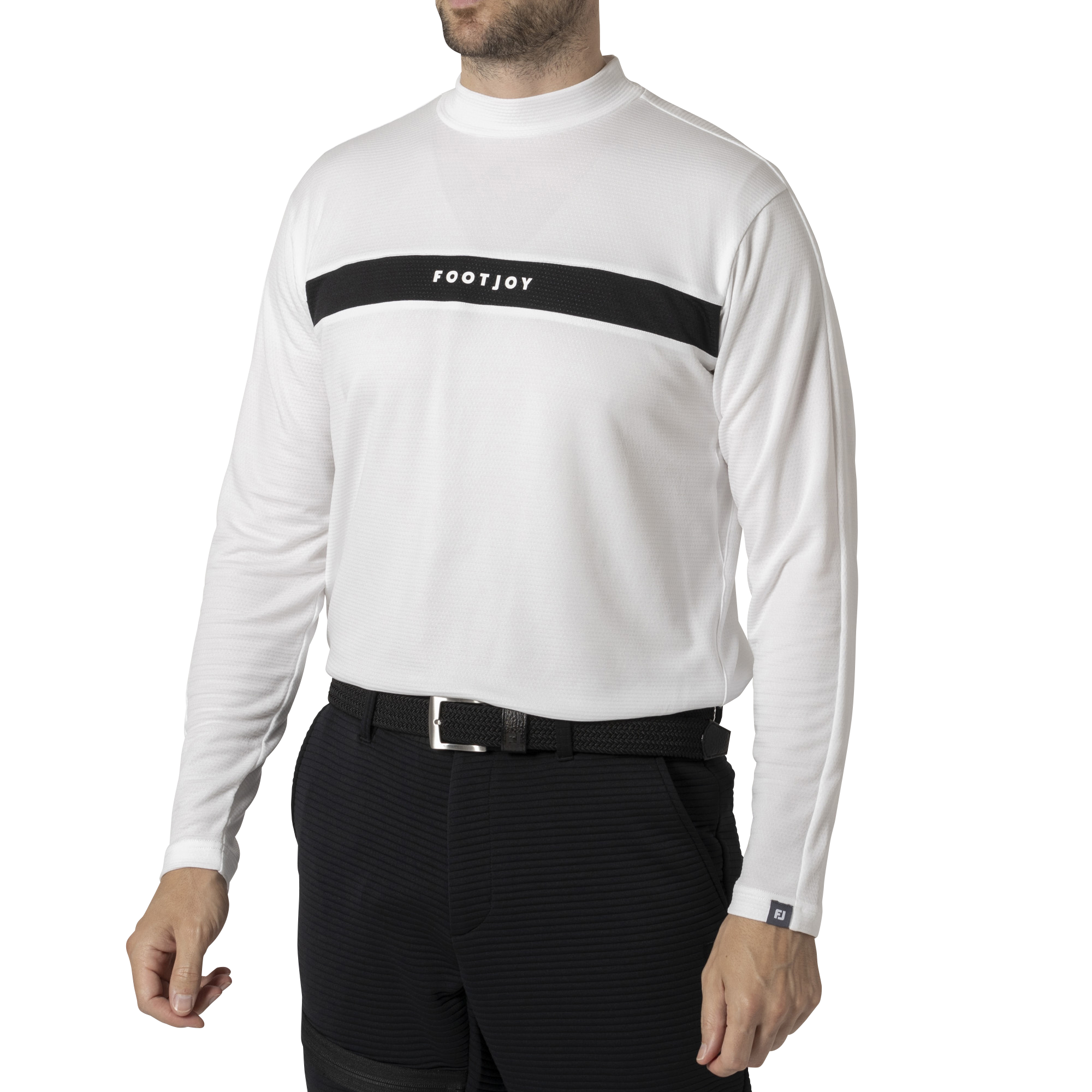 MEN'S DRY THROUGHLIGHT チェストライン 長袖モックネックシャツ