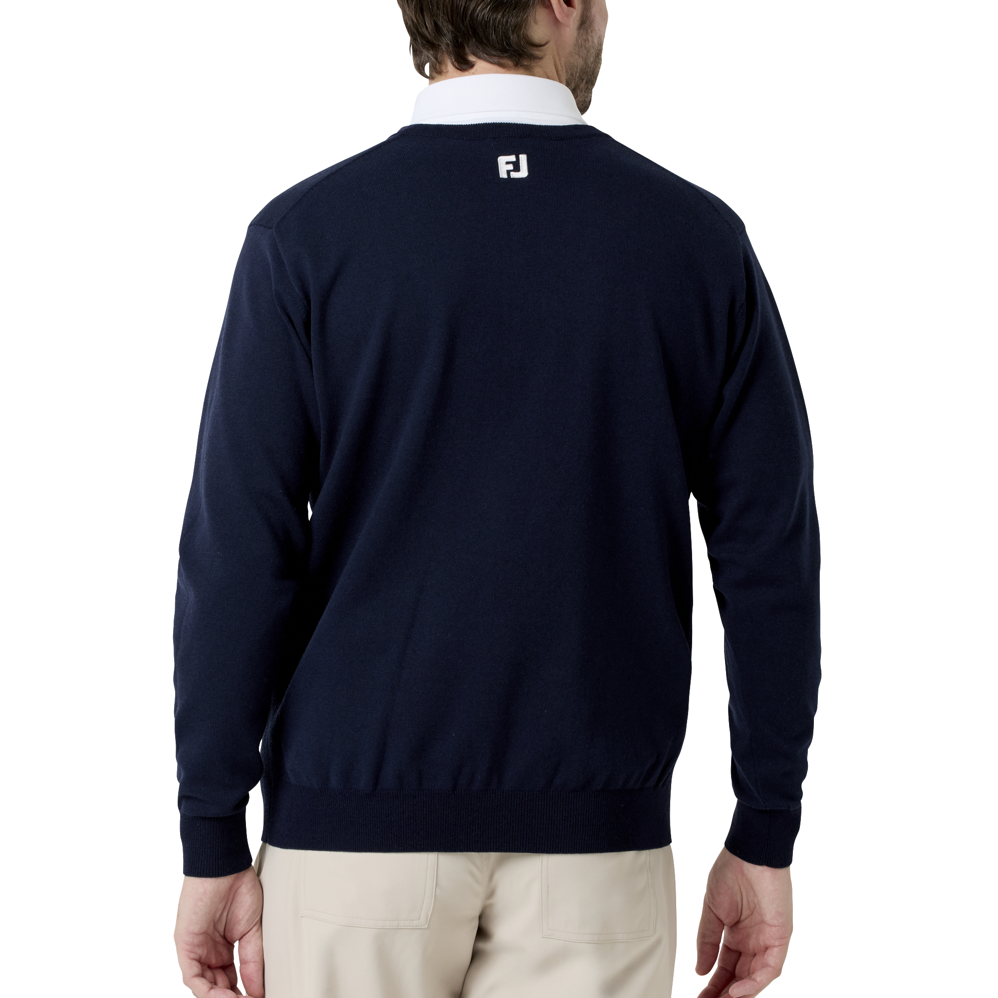 Essential ベーシックコンフォート Vネック L/S ニットセーター