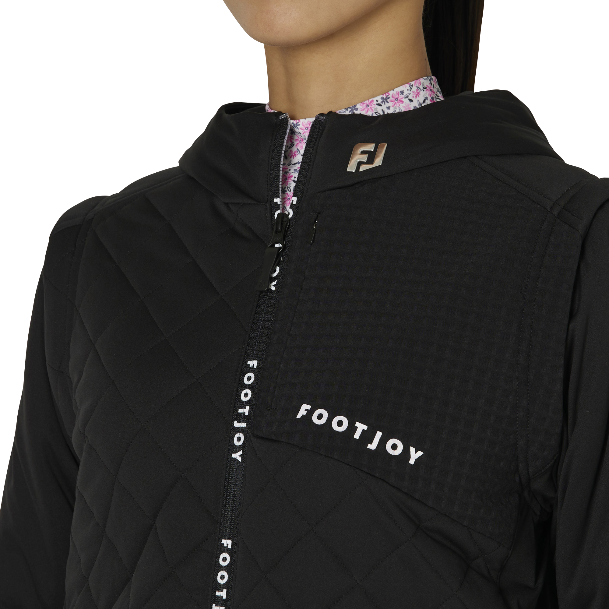 WOMEN'S 防風ニットラミネーション 長袖フルジップ中綿2WAYジャケット