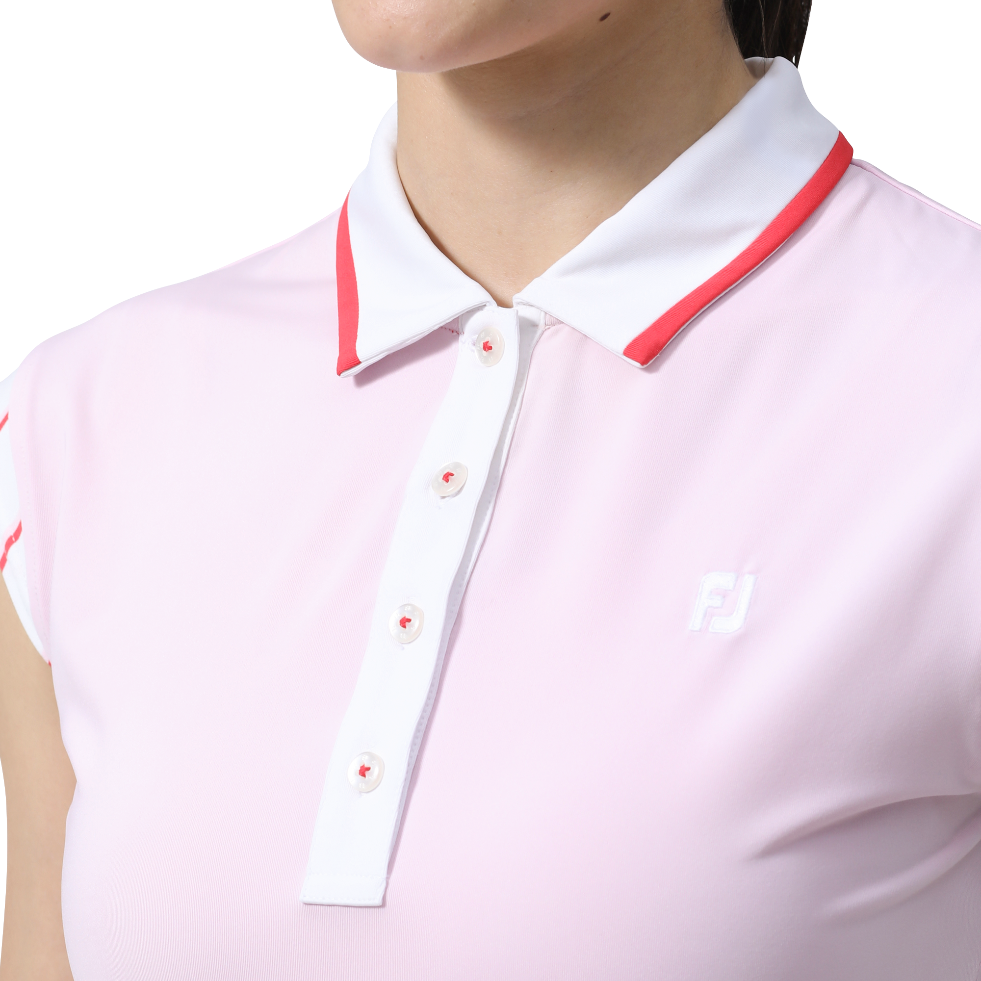 ショルダーストライプキャップスリーブシャツ