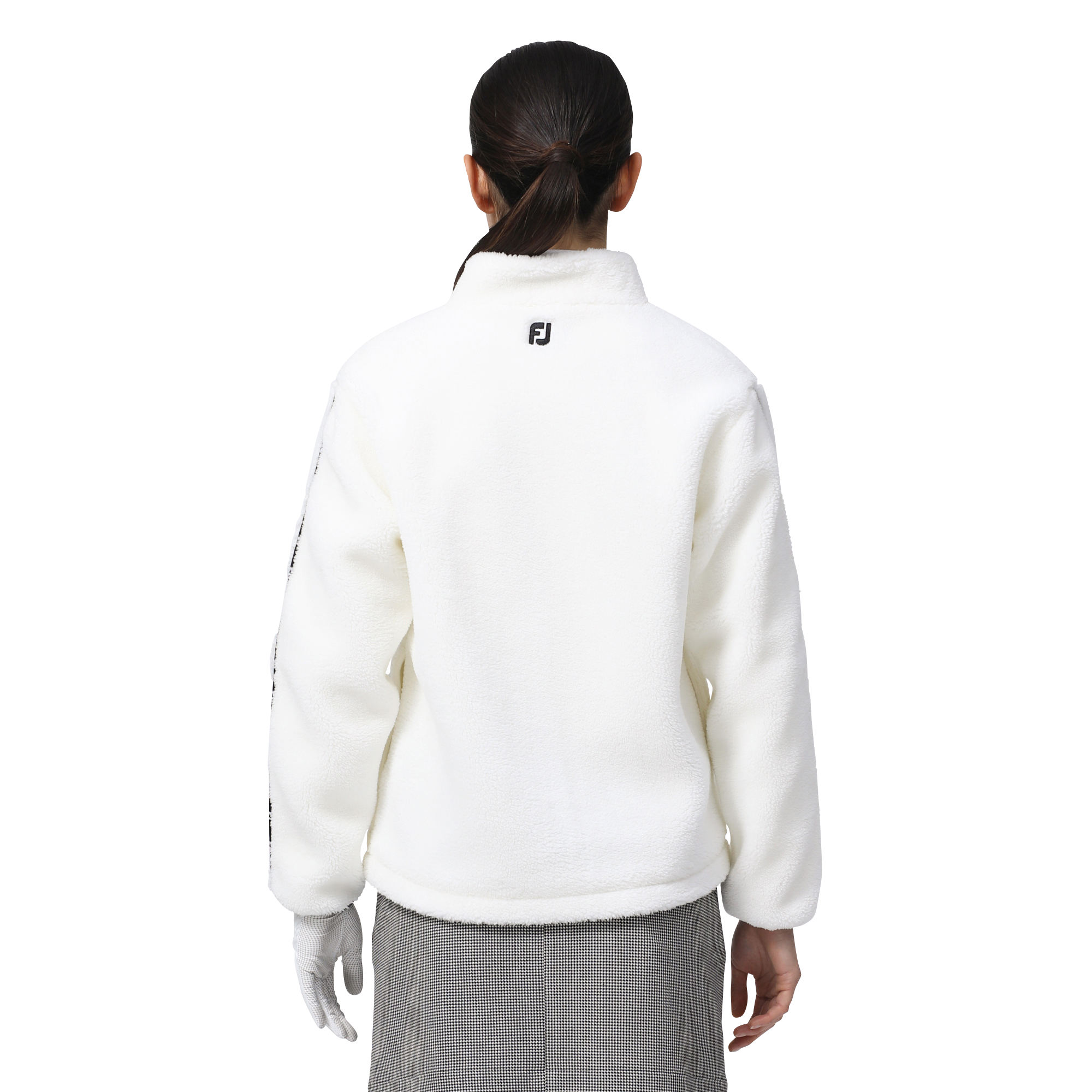 WOMEN'S ロゴリボン ボアジャケット