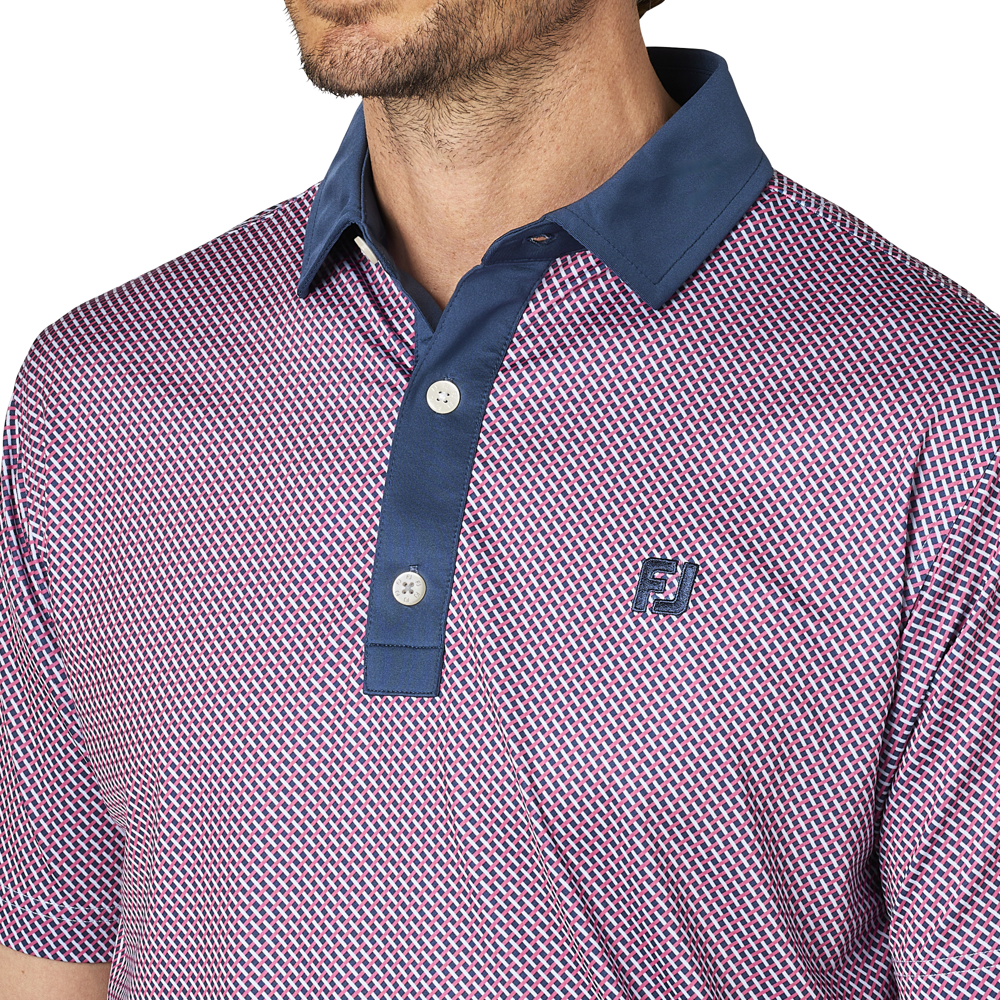 ダイアゴナル半袖クレリックシャツ