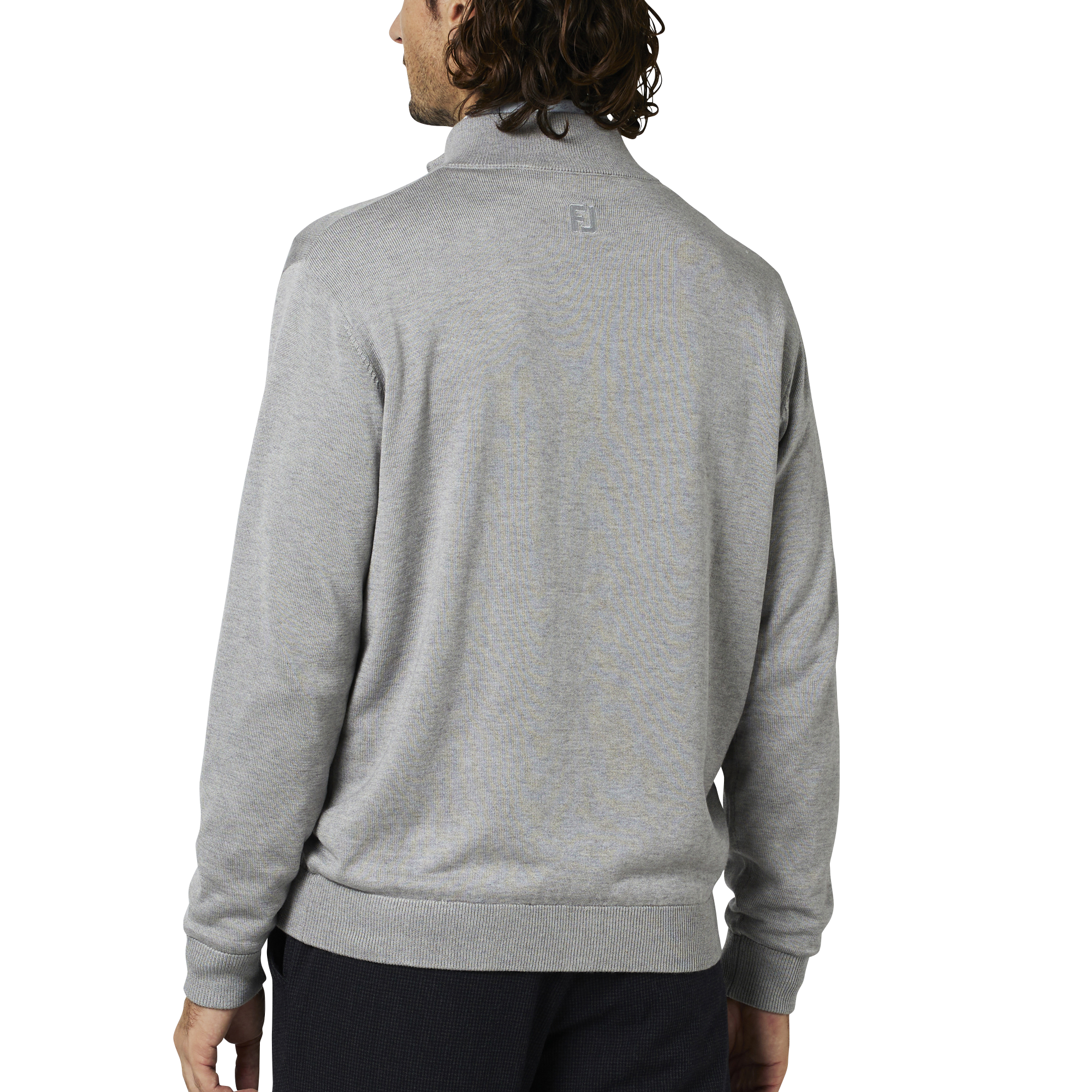 防風ライニングフルジップセーター