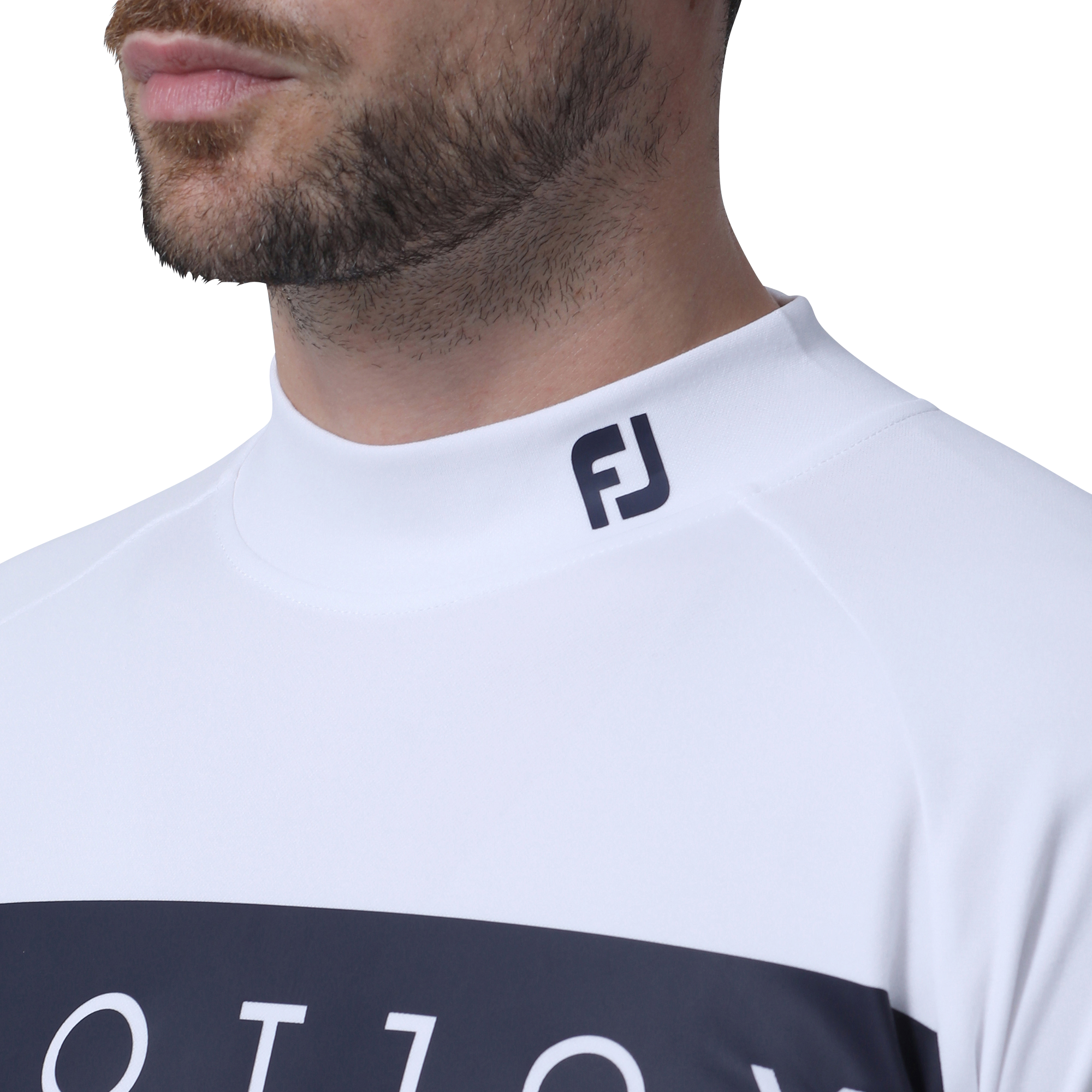 MEN'S チェストラインサーモライトラグラン長袖モックネックシャツ