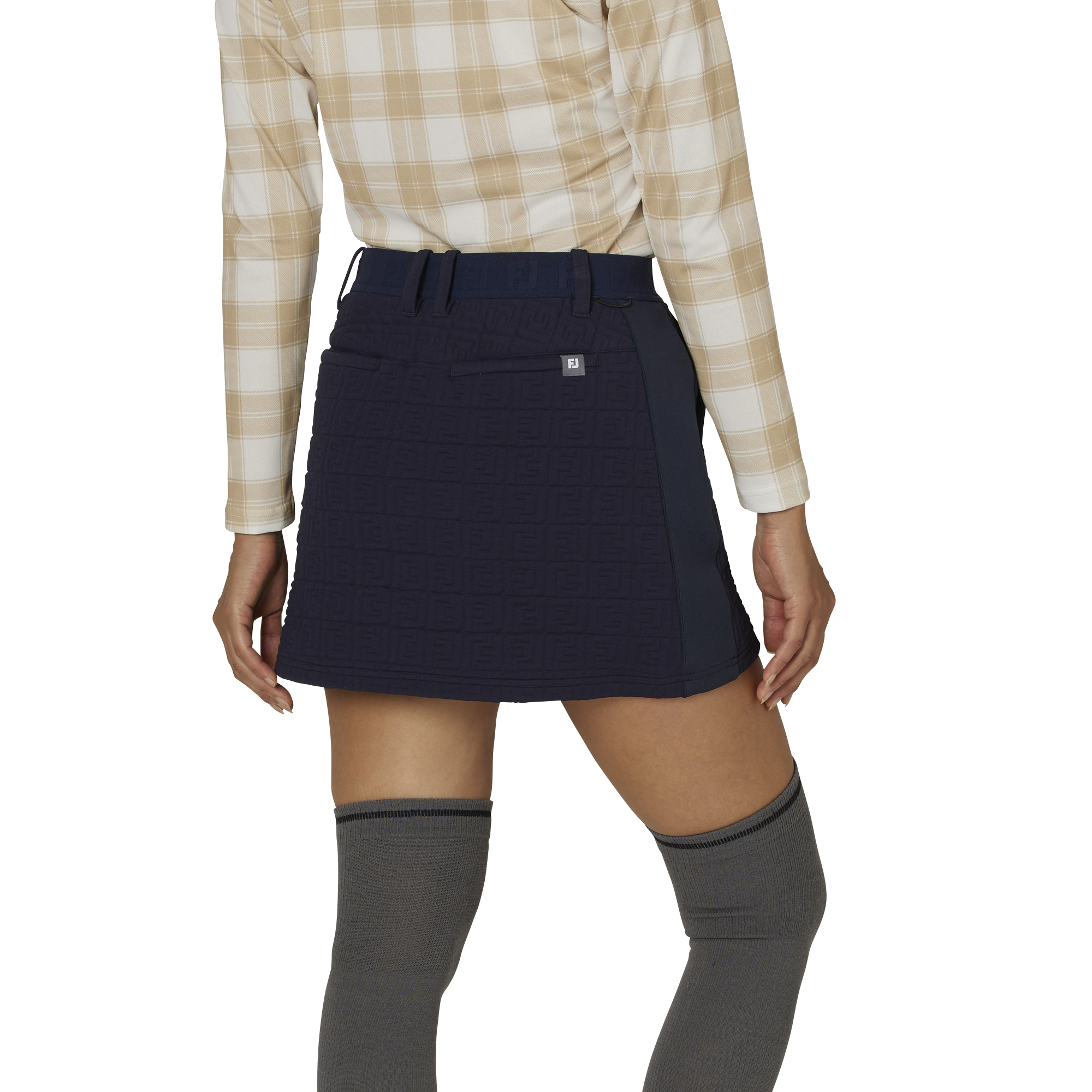 WOMEN'S FJ キルティング プルオンスカート