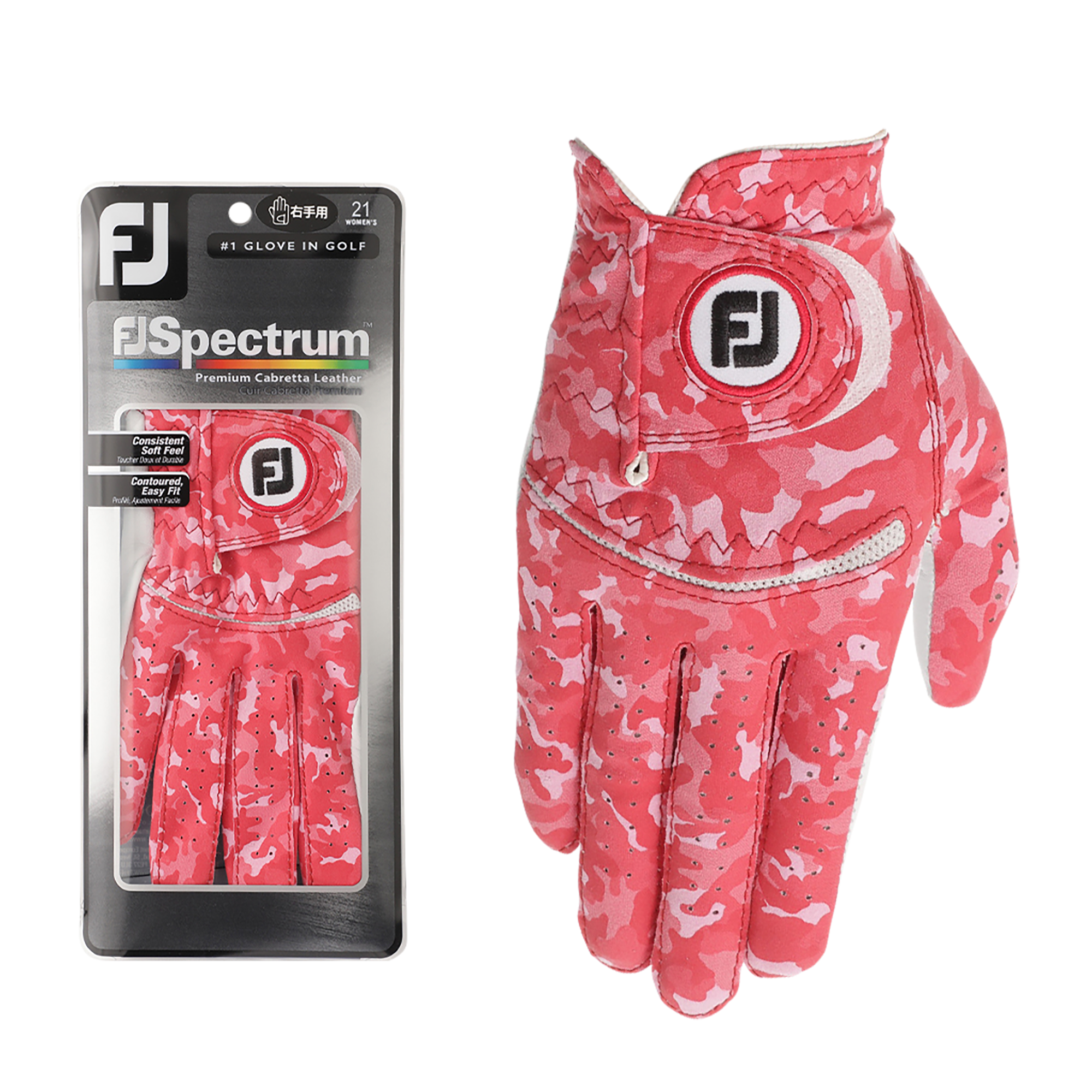 フットジョイFJ Spectrum レディースゴルフグローブ 4セット、19 フットジョイFJ Spectrum レディースゴルフグローブ 4セット、19