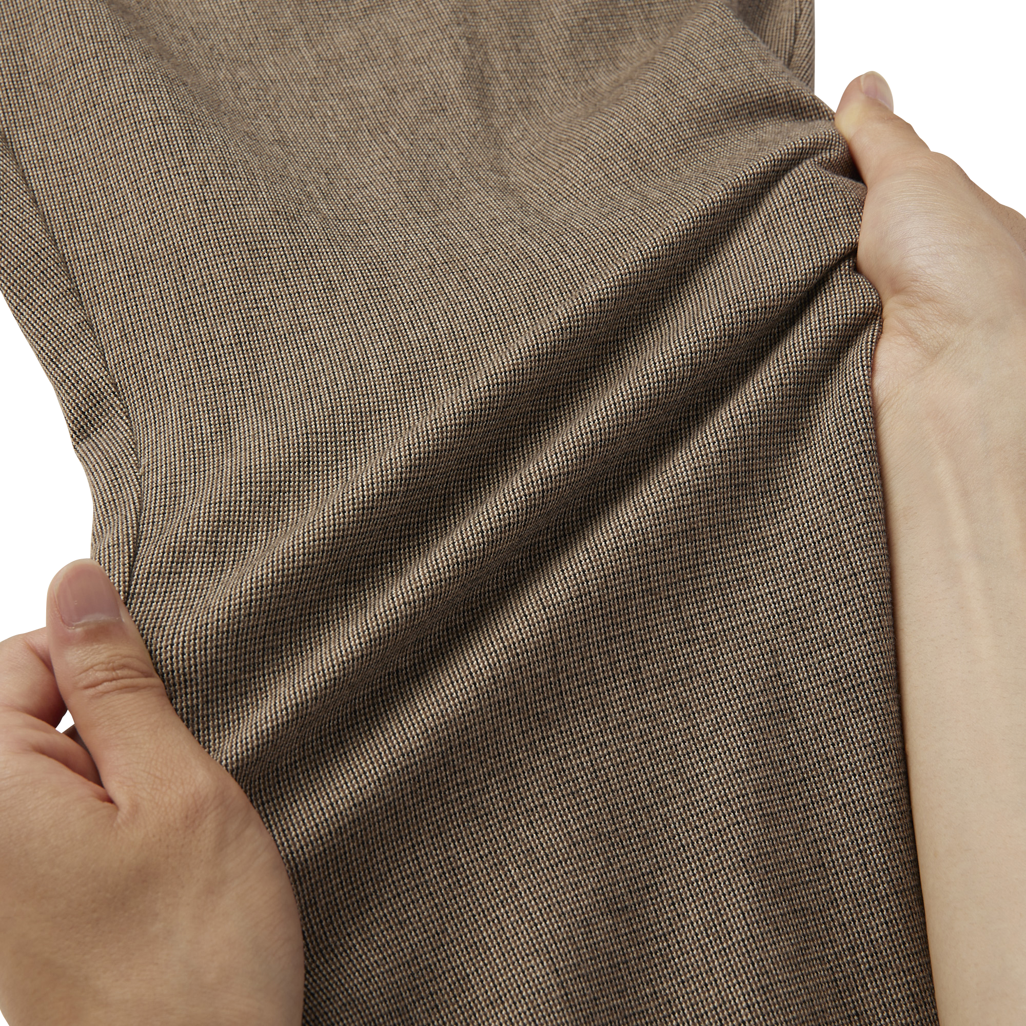 WOMEN'S マイクロチェック ストレッチロングパンツ