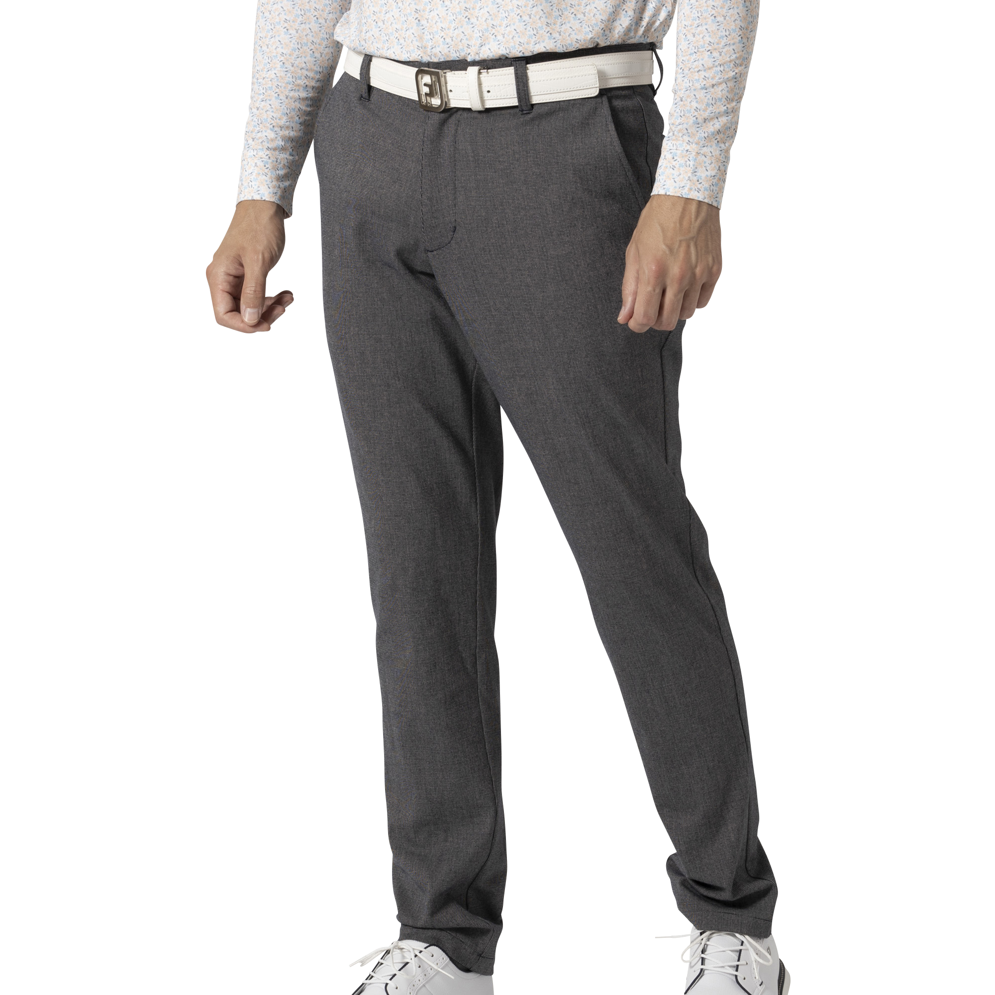 MEN'S マイクロチェック ストレッチロングパンツ - FootJoy Japan