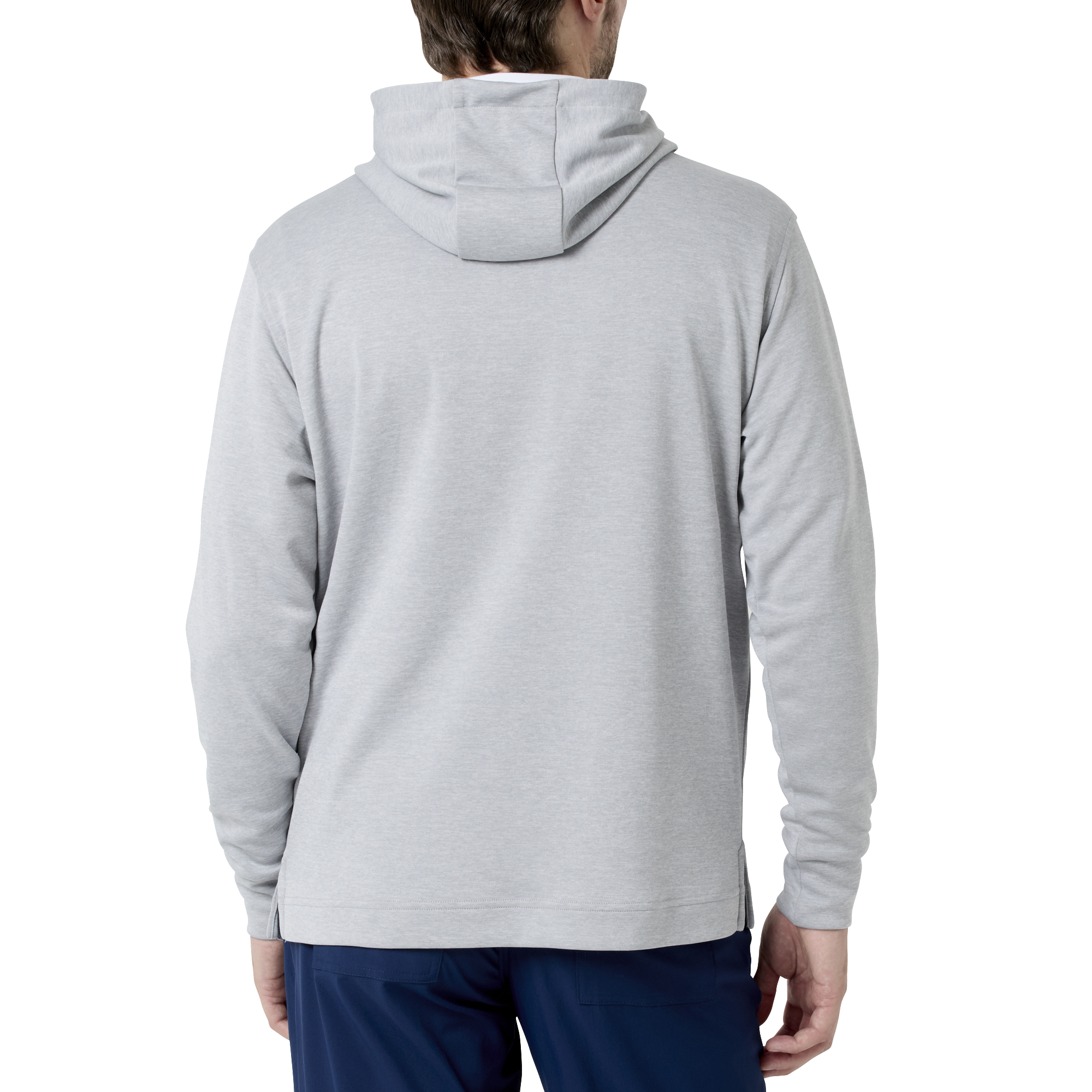 Essential M`s LtWt L/S ストレッチフーディープルオーバー