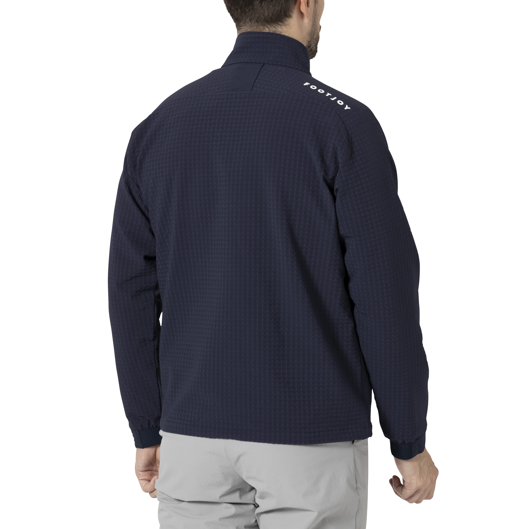 MEN'S TWINSOF 撥水 長袖ハーフジッププルオーバージャケット