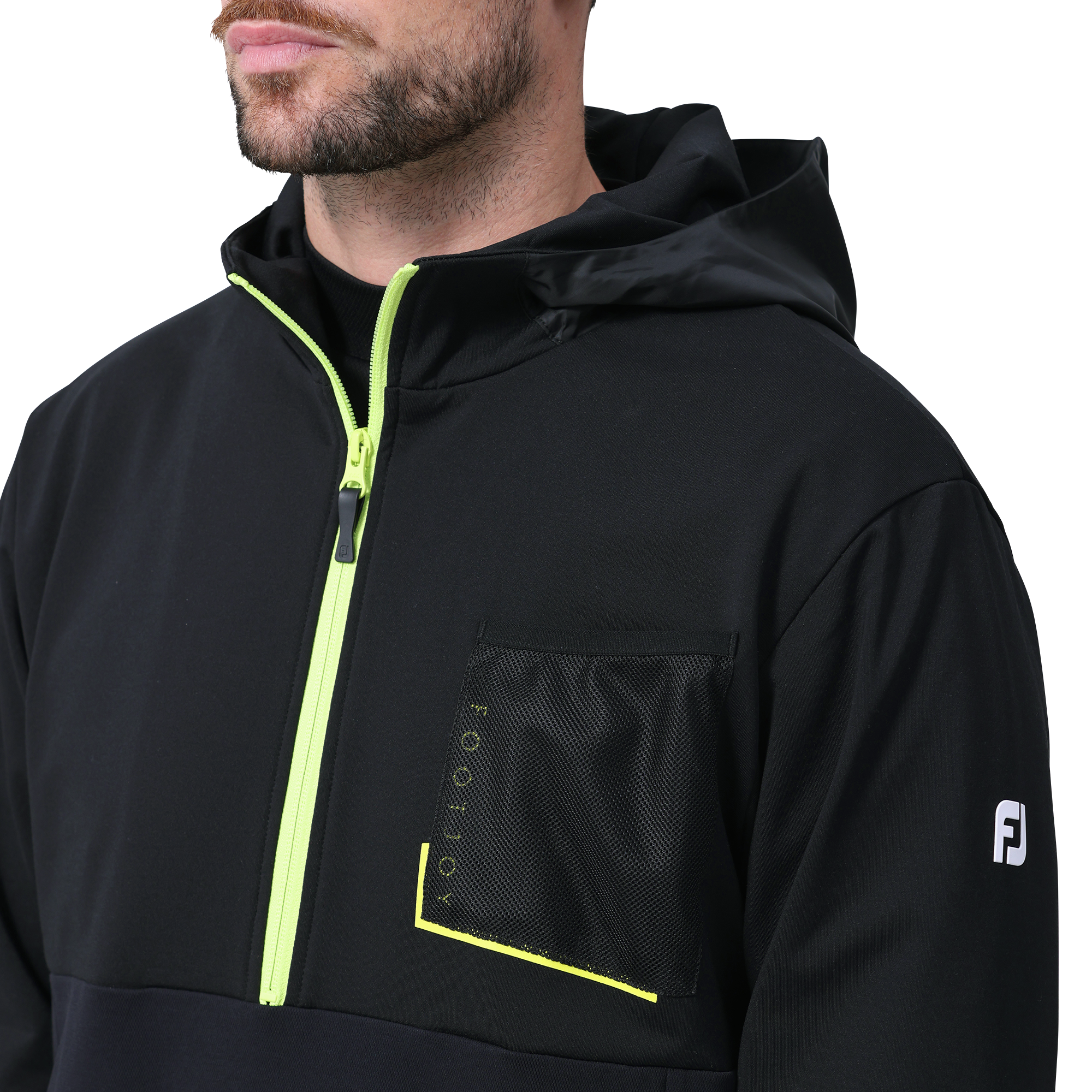 ハイブリッド長袖ハーフジップフーディー - FootJoy Japan