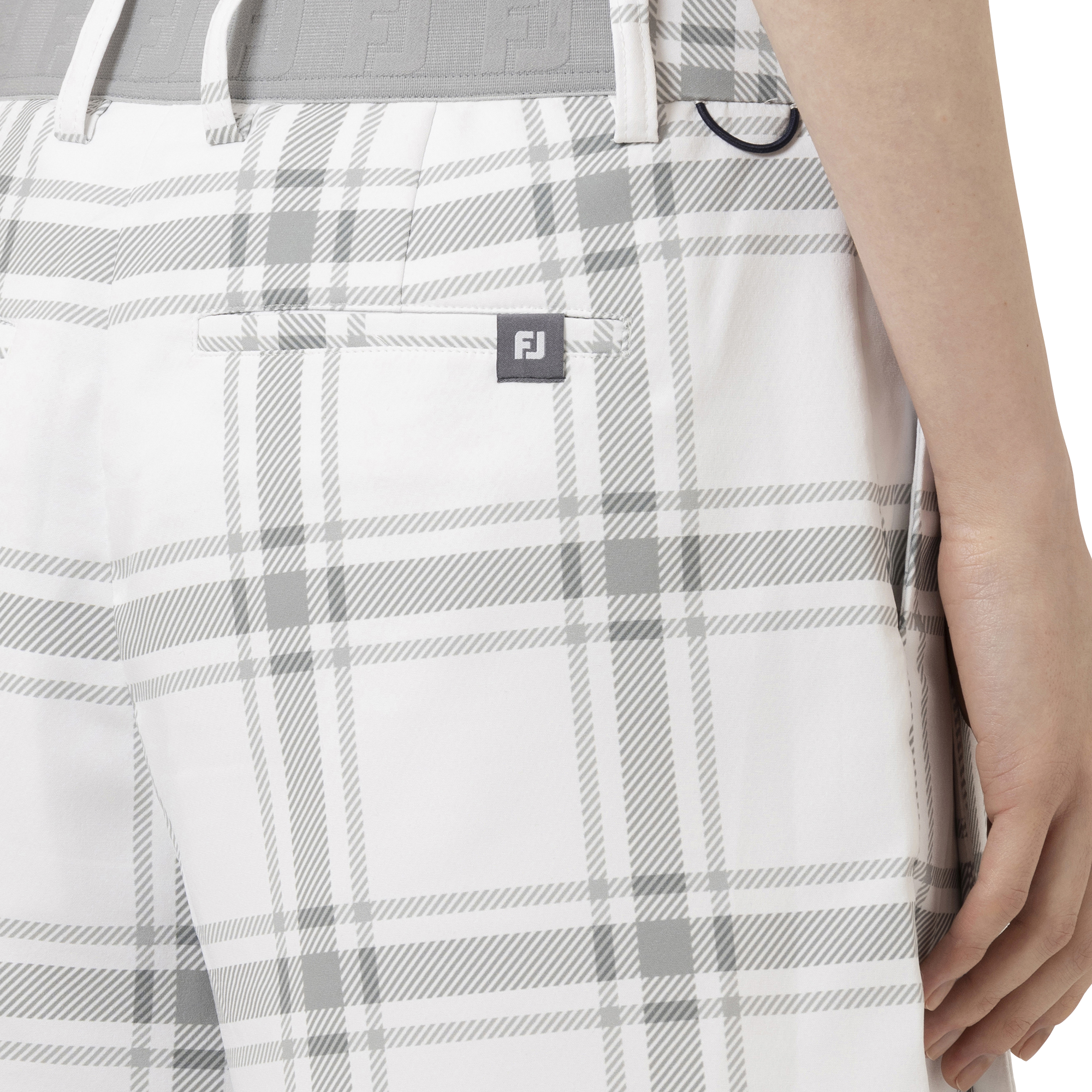 TWINSOF チェックプリント2WAYキュロット