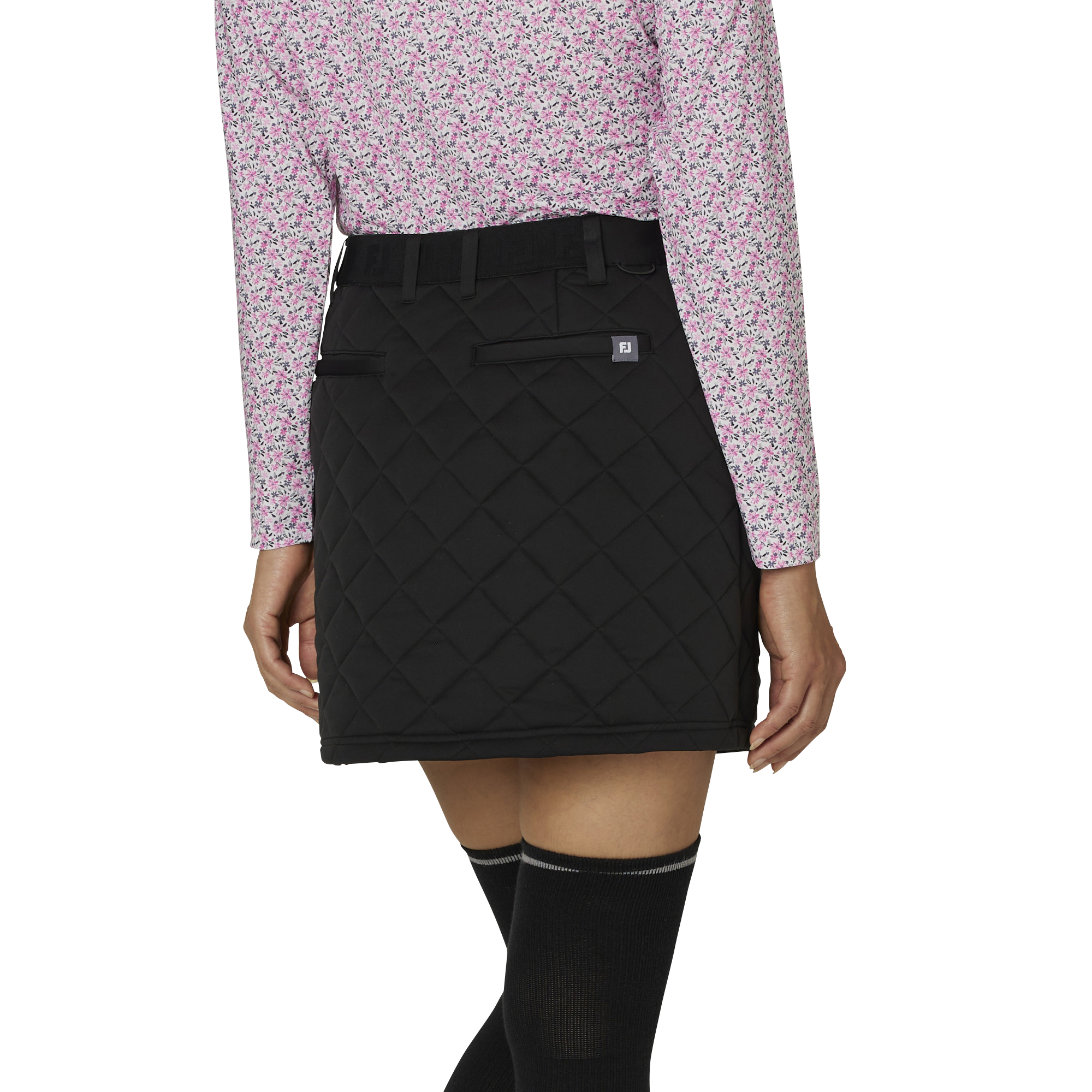 WOMEN'S 防風ニットラミネーション 中綿ラップスカート