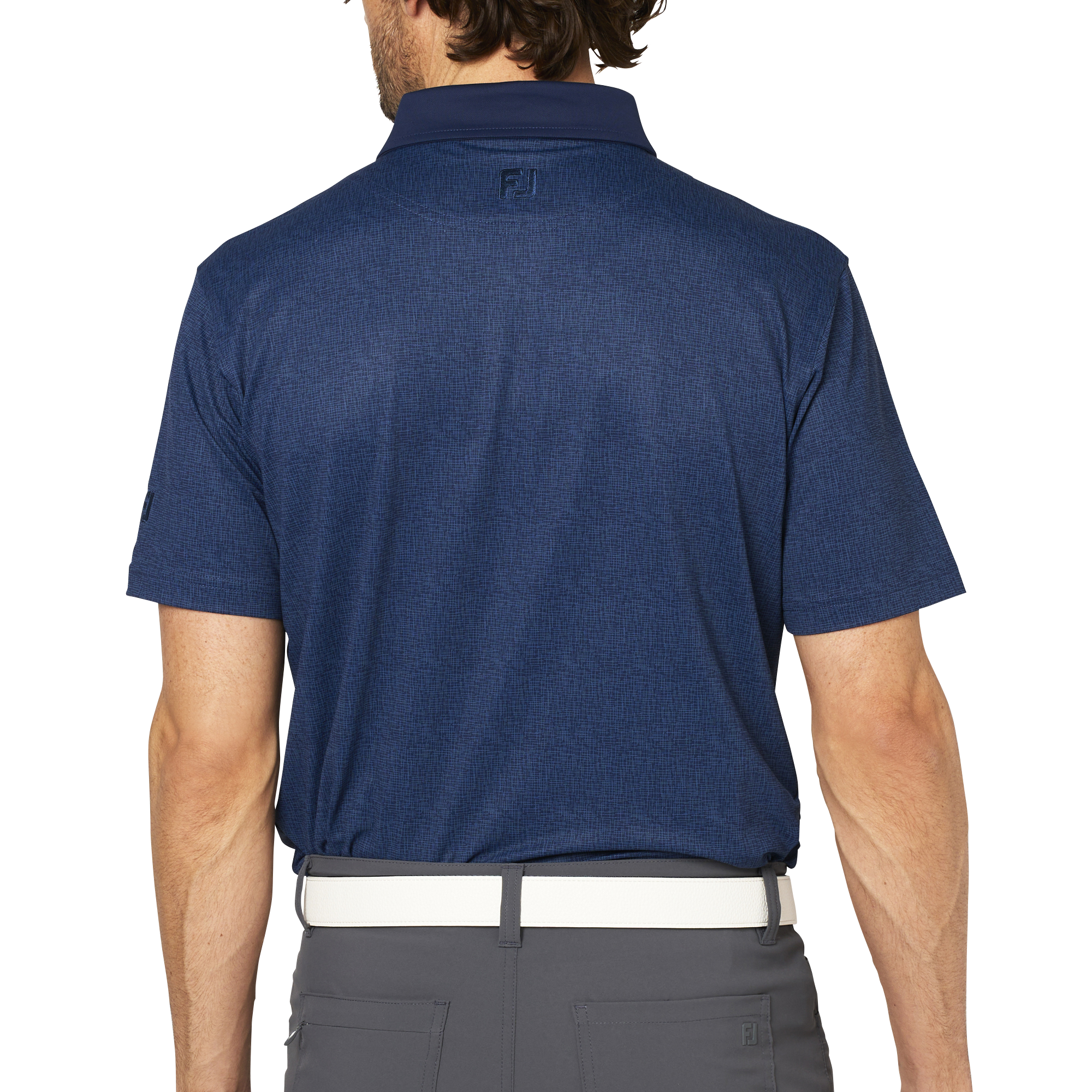 半袖ワイドカラー鹿の子シャツ