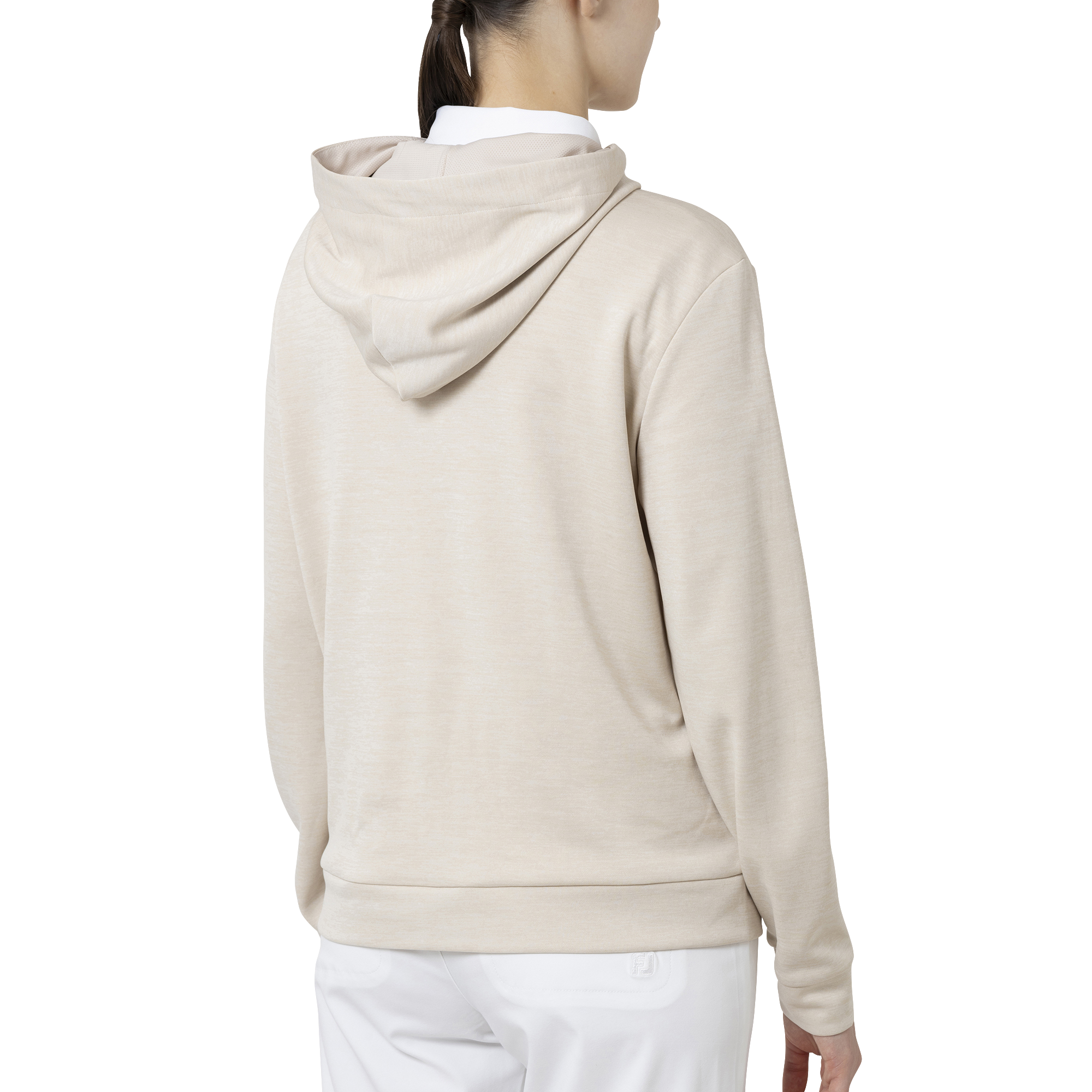 Essential W`s LtWt L/S ストレッチフーディープルオーバー