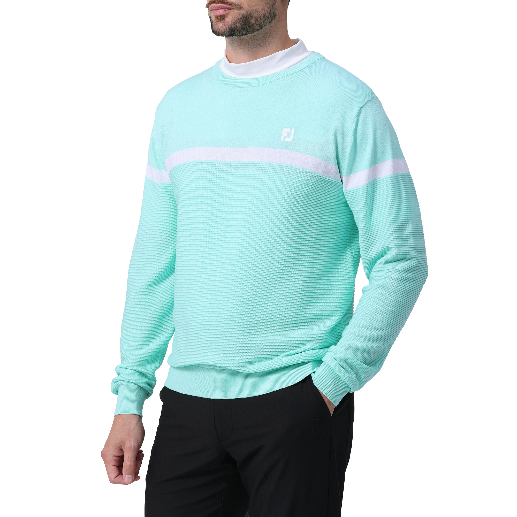 チェストライン長袖クルーネックセーター - FootJoy Japan