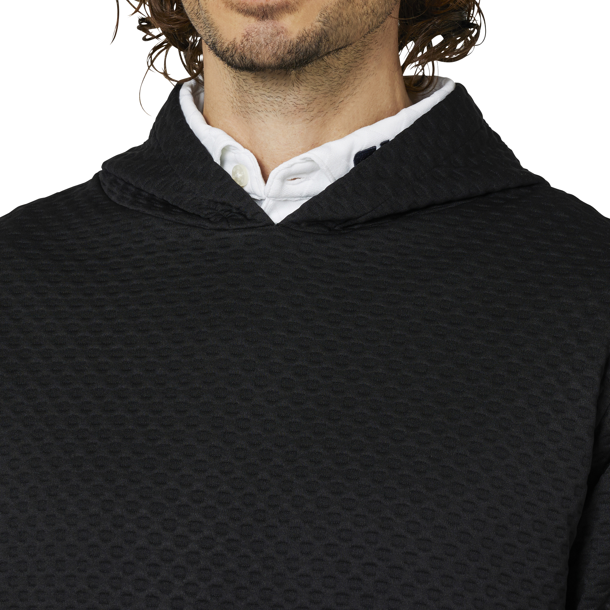 スペーサーニットプルオーバーフーディー