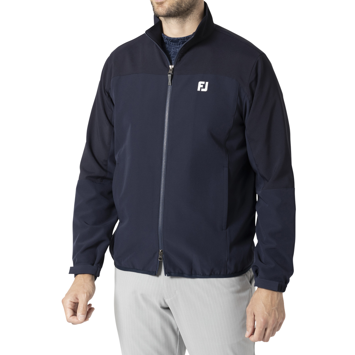 MEN'S TWINSOF 撥水 長袖フルジップウィンドジャケット - FootJoy Japan MEN'S TWINSOF 撥水 長袖フルジップウィンドジャケット - FootJoy Japan