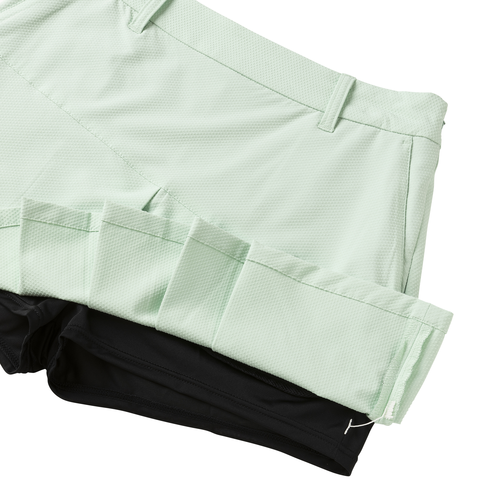 ドットタッチハーフプリーツスカート