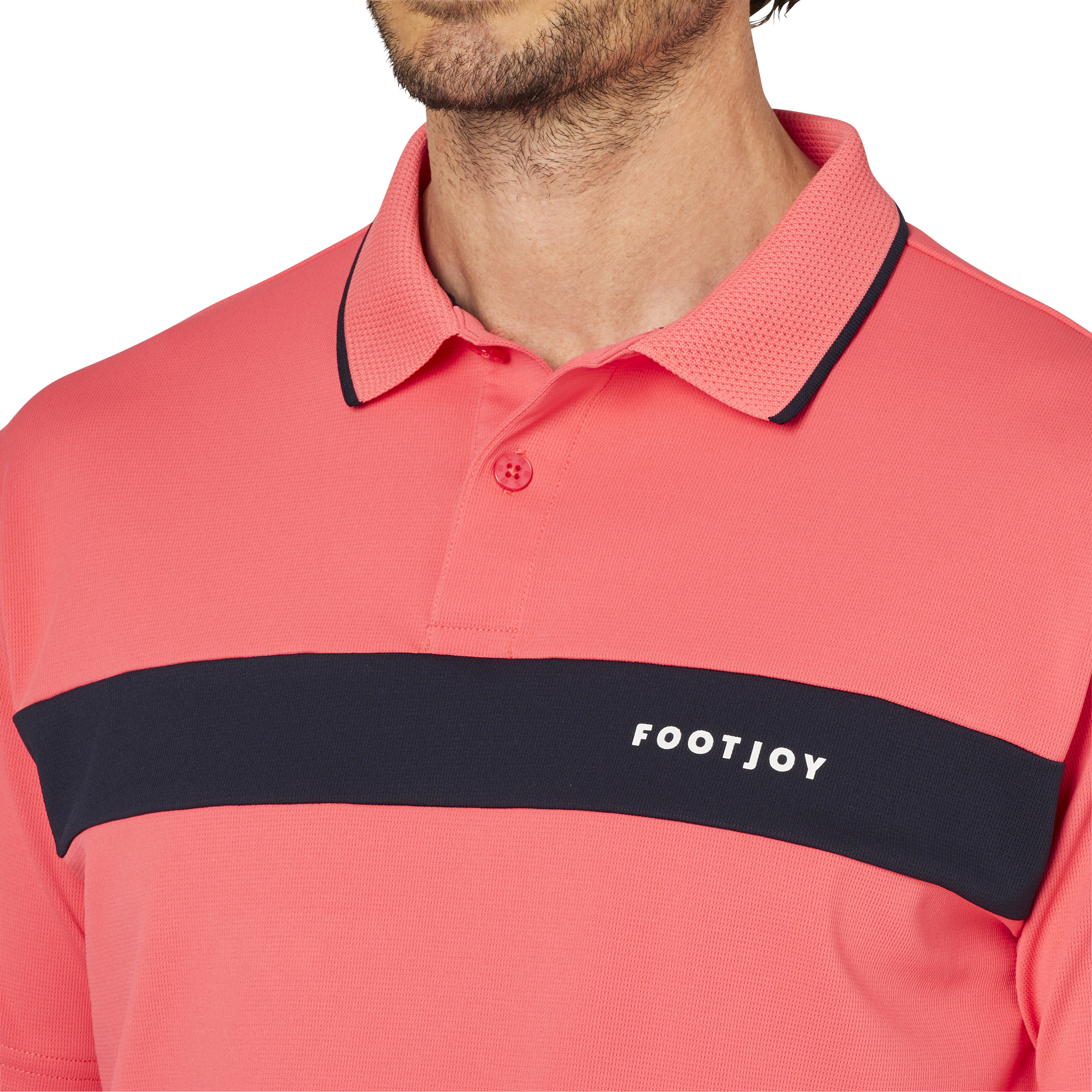 チェストライン半袖ポロ