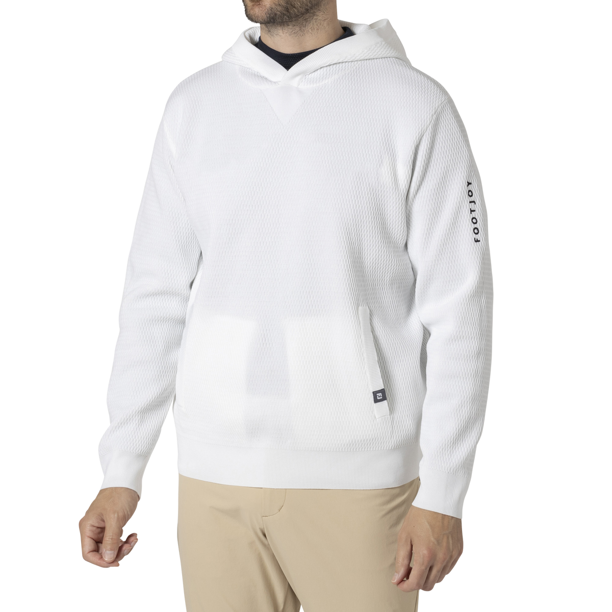 MEN'S ハニカム柄 長袖プルオーバーセーターフーディー - FootJoy Japan MEN'S ハニカム柄 長袖プルオーバーセーターフーディー - FootJoy Japan