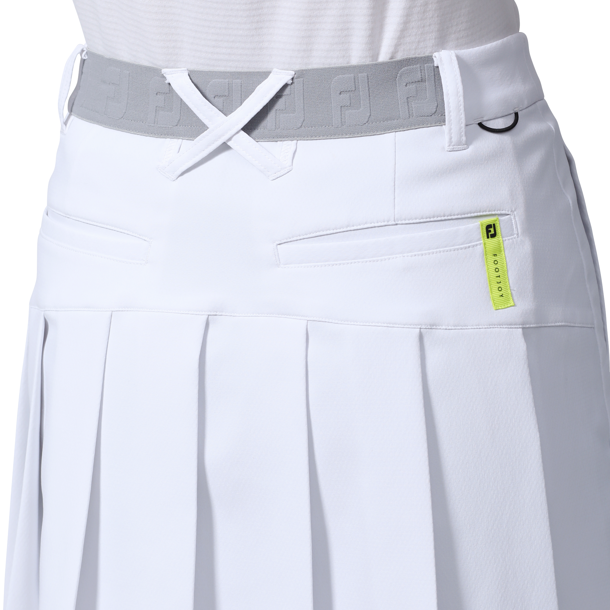 TWINSOF 撥水バックサイドプリーツスカート