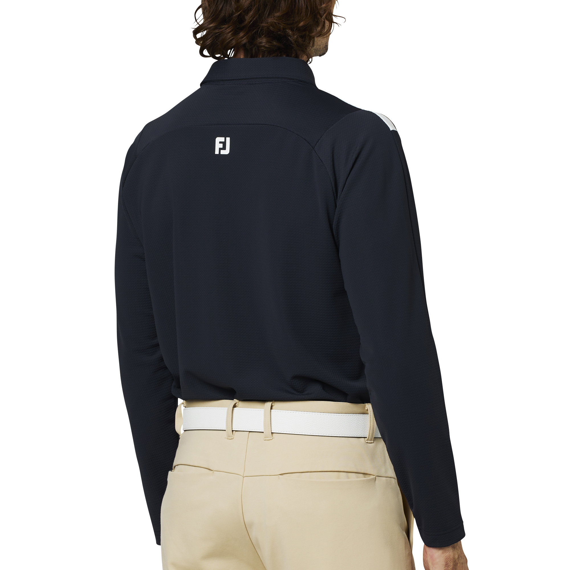 ショルダーライン長袖シャツ