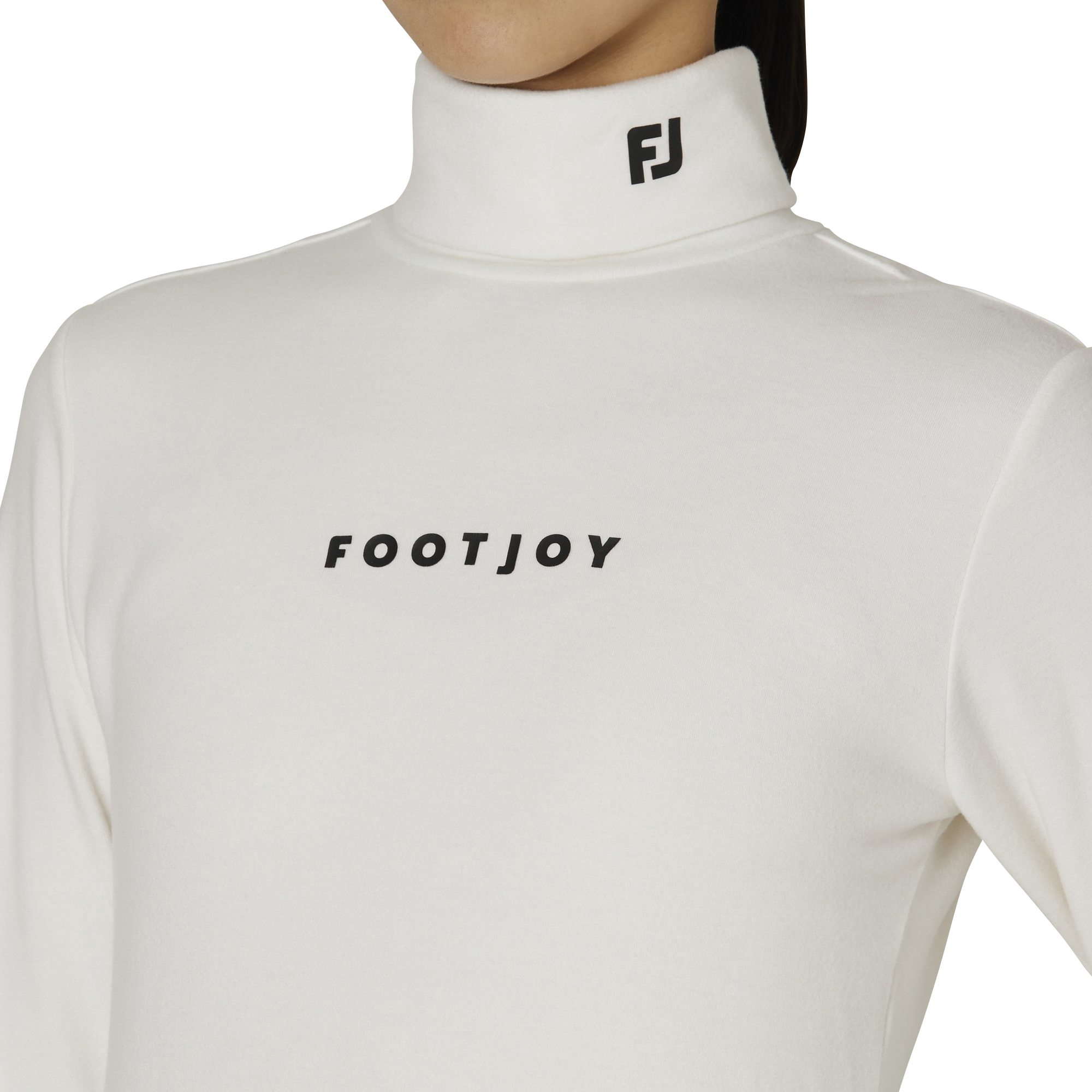 WOMEN'S 起毛ストレッチ 長袖タートルネックシャツ