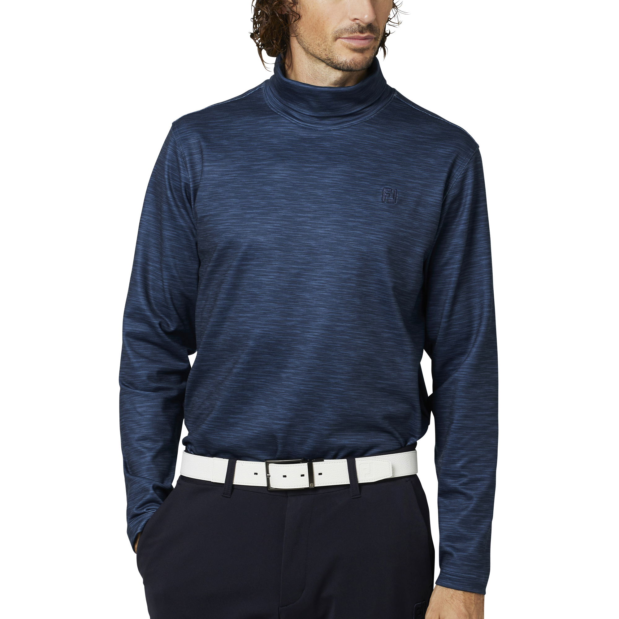 ブリーフィング　裏起毛長袖シャツ　Lサイズ ゴルフ】ハーフZIP裏起毛長袖シャツ / メンズ （BK） -FILA